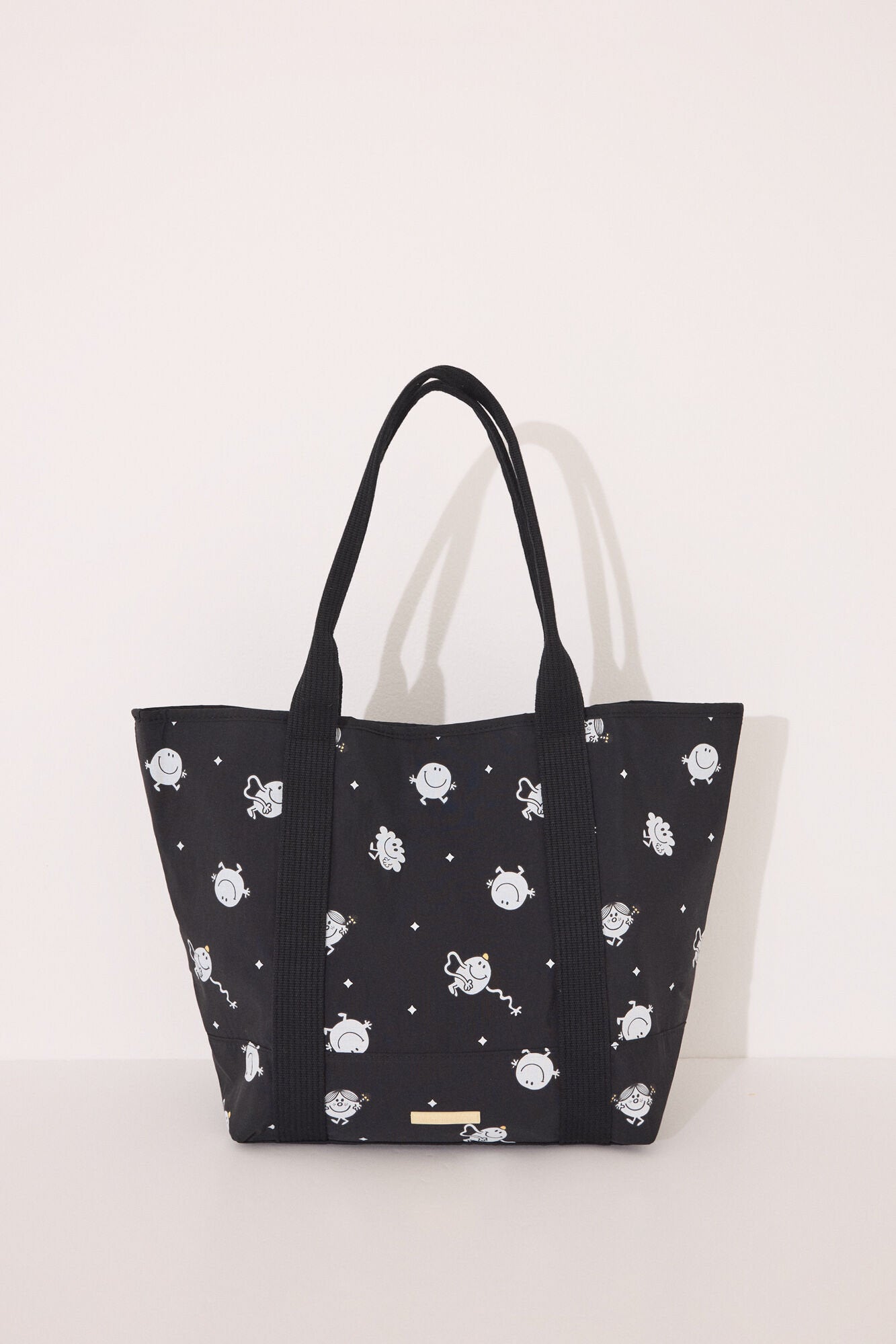 Women Secret_Mr. Men & Little Miss Black Tote Handbag, Bag_3069506_01_01