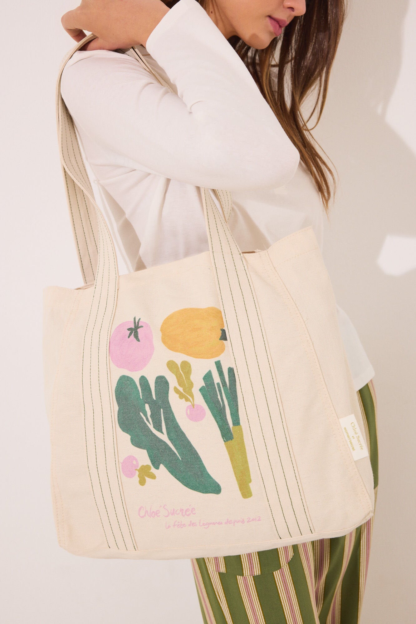 Women Secret_Shopper Handbag, Bag with Vegetable Print Cotton_3069507_96_02