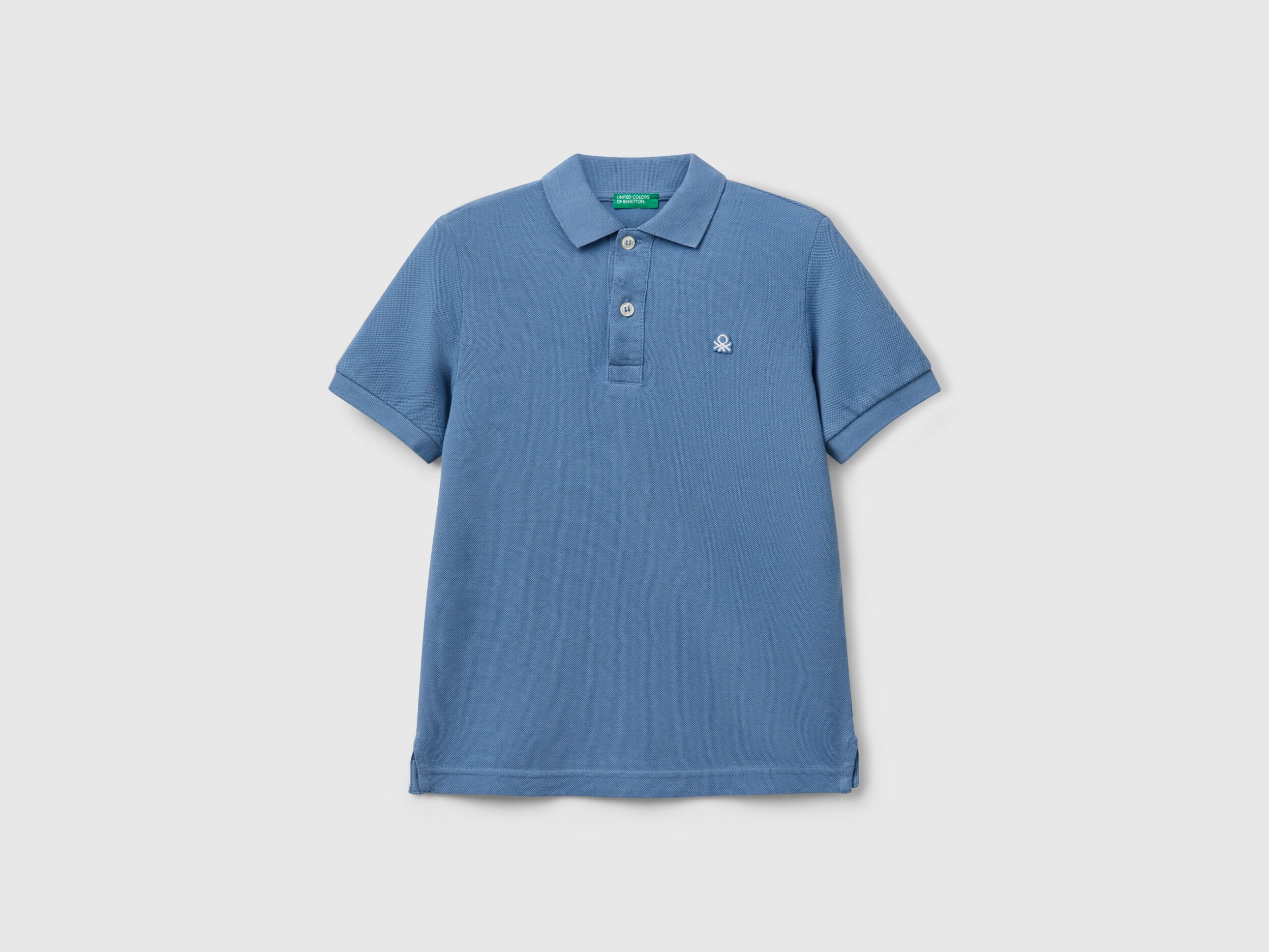 Benetton_Slim Fit Polo in Pure Cotton_3089C300Q_11W_01