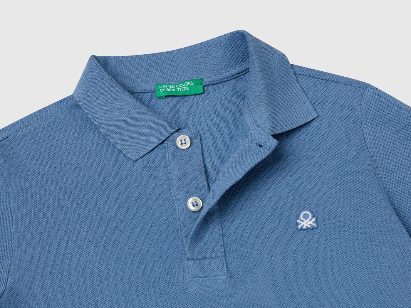 Benetton_Slim Fit Polo in Pure Cotton_3089C300Q_11W_03