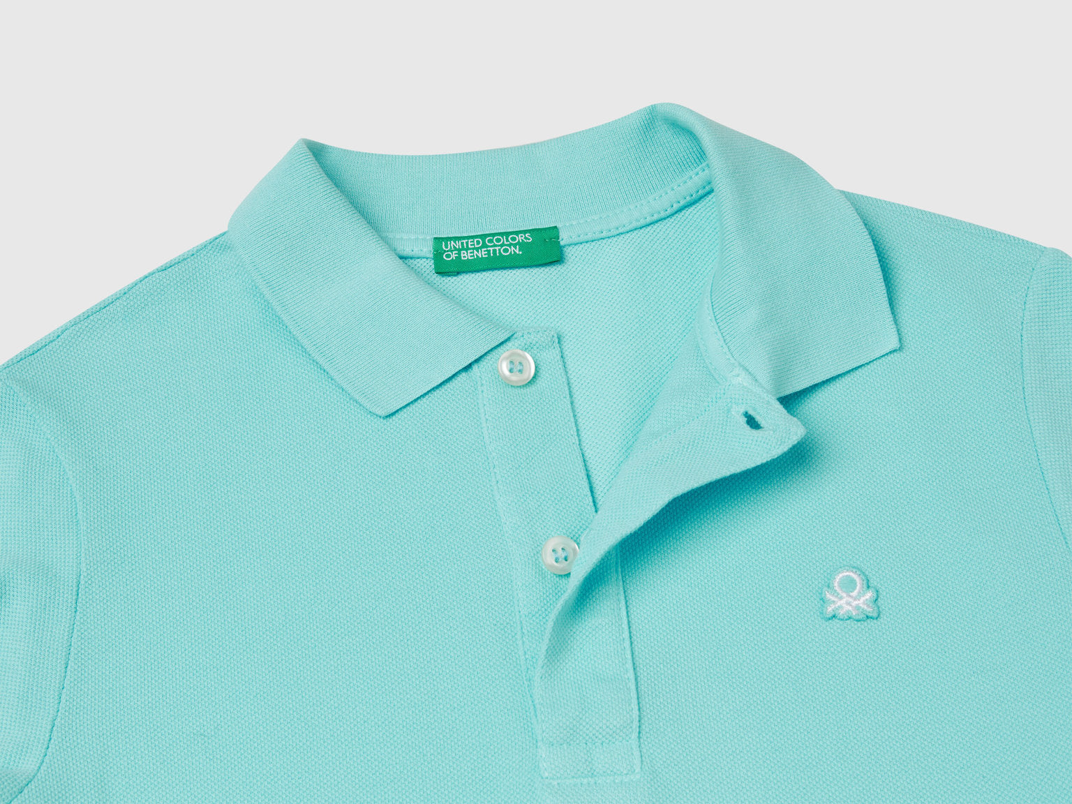 Benetton_Slim Fit Polo in Pure Cotton_3089C300Q_18T_03