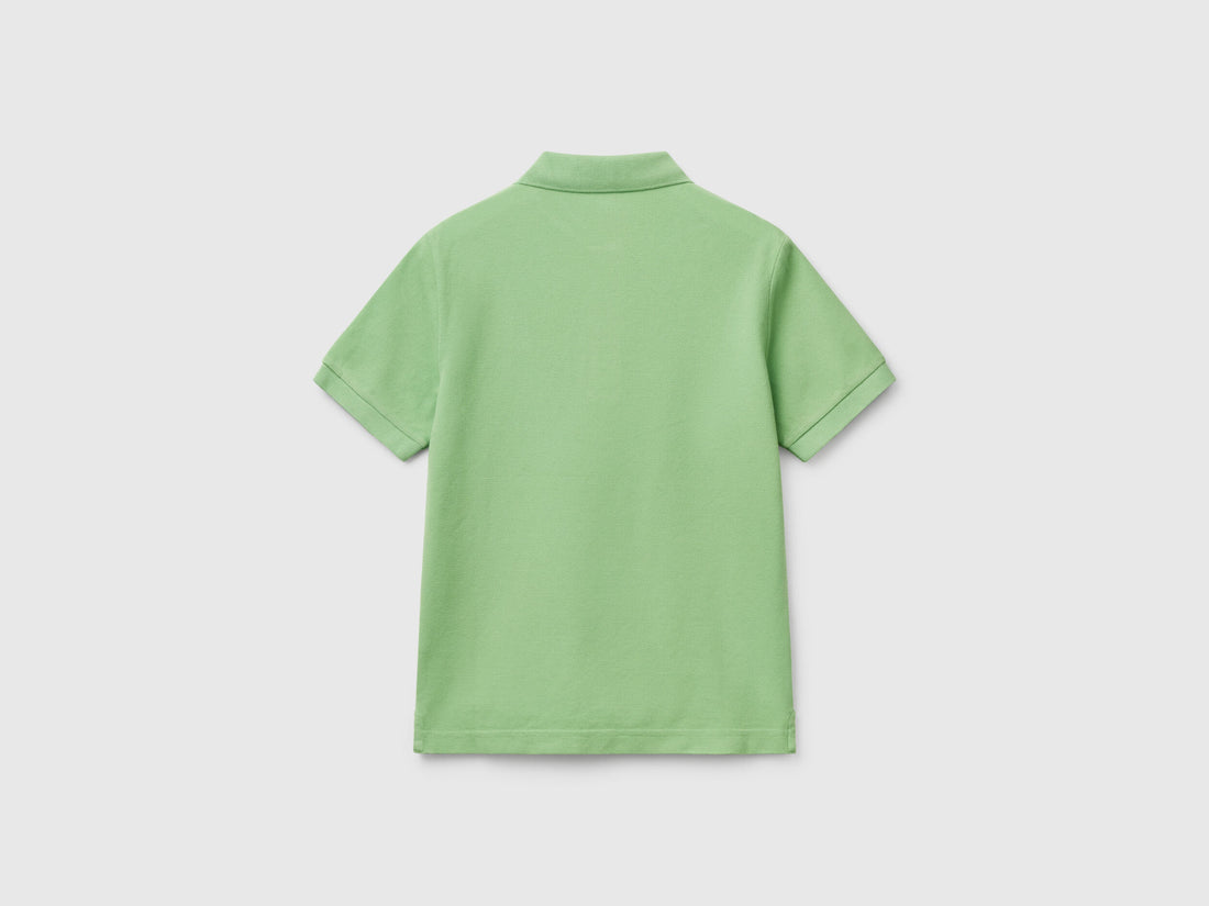 Benetton_Slim Fit Polo in Pure Cotton_3089C300Q_2P7_02
