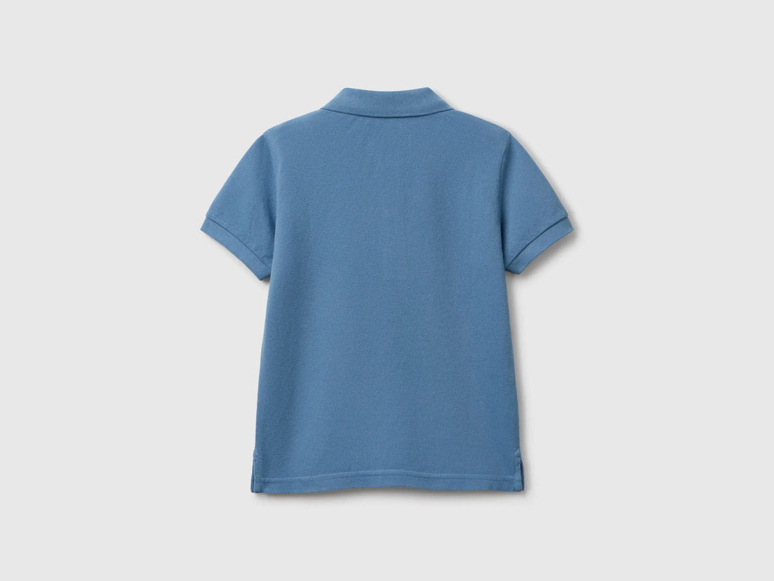 Benetton_Short Sleeve Polo in Pure Cotton_3089G3008_11W_02