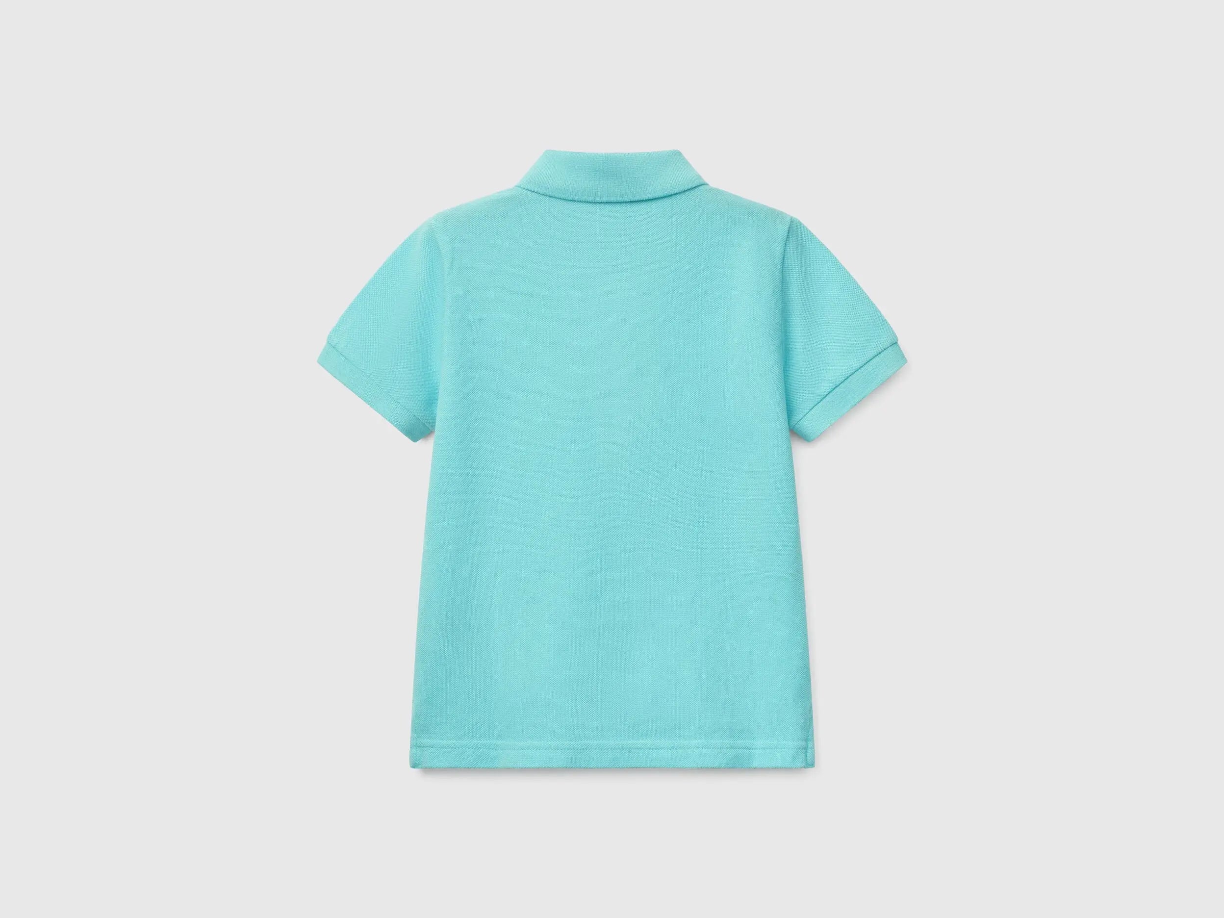 Benetton_Short Sleeve Polo in Pure Cotton_3089G3008_18T_02