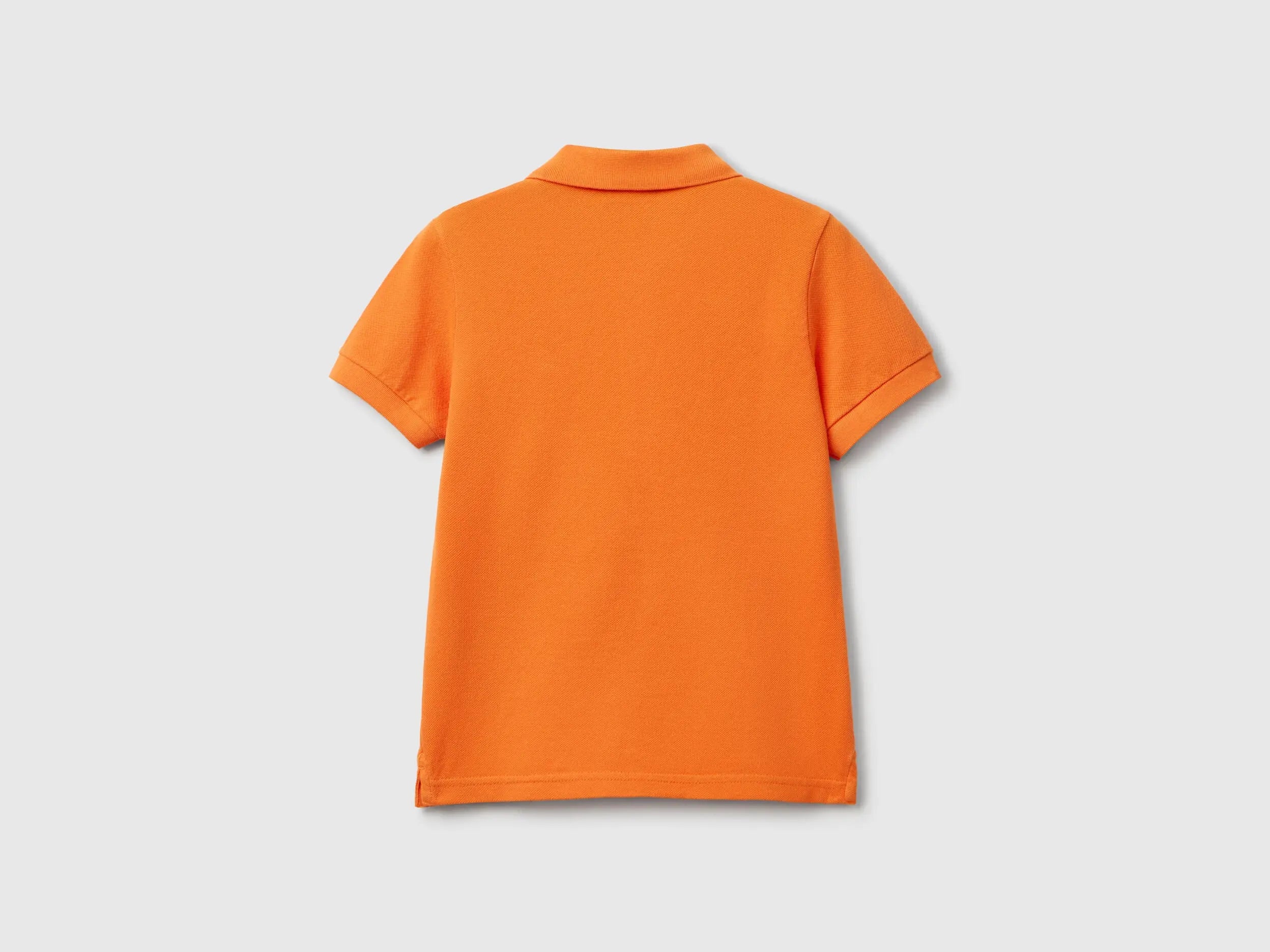 Benetton_Short Sleeve Polo in Pure Cotton_3089G3008_1L6_02