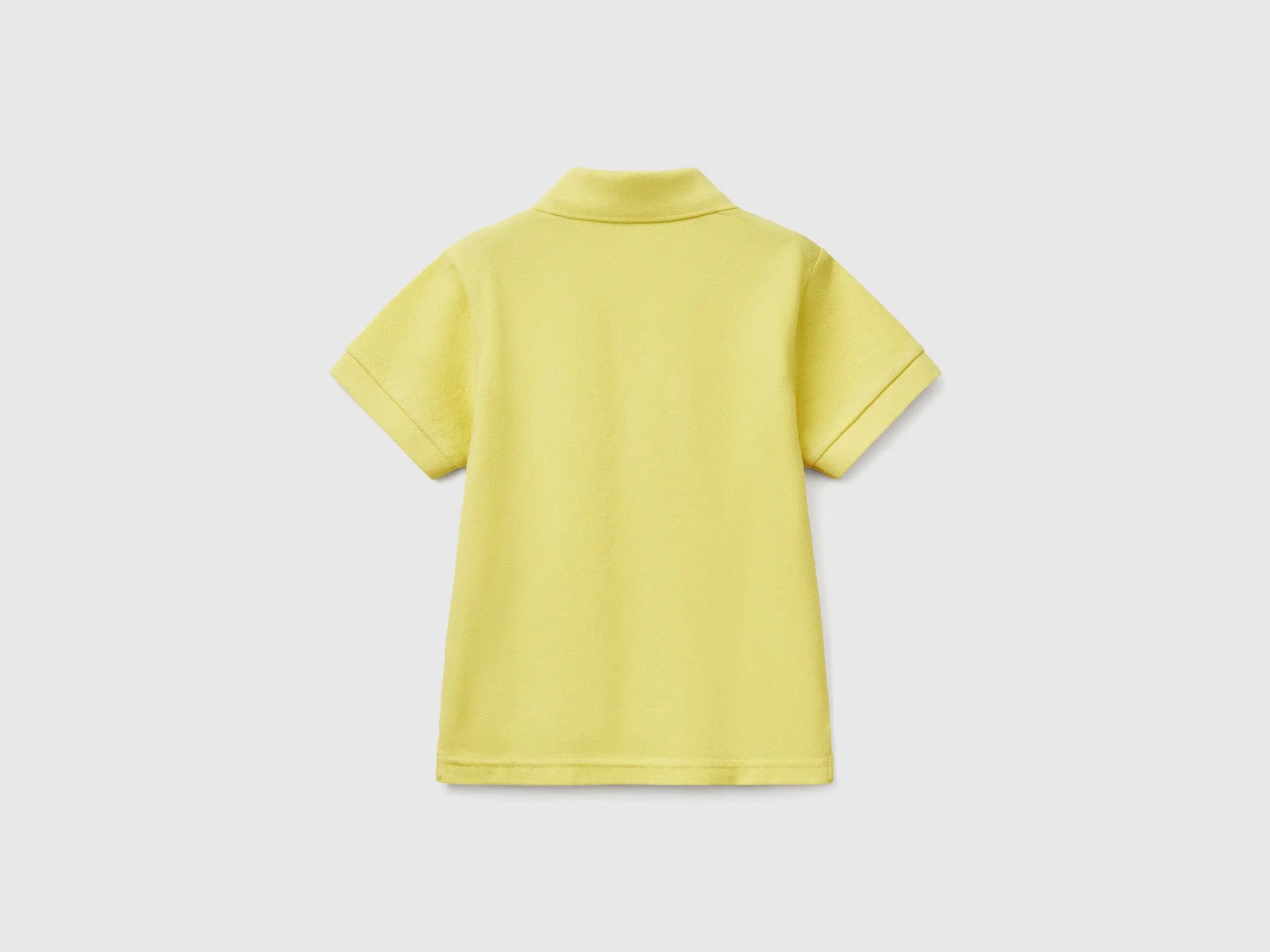 Benetton_Short Sleeve Polo in Pure Cotton_3089G3008_1T1_02