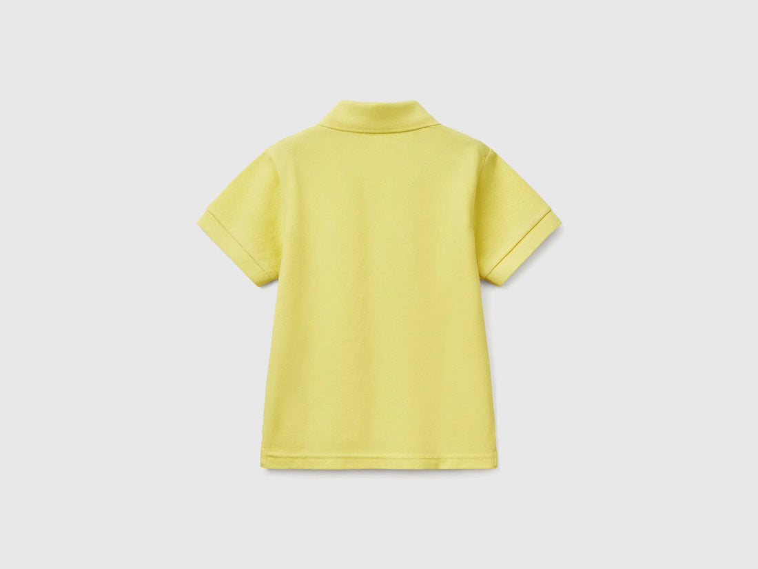 Benetton_Short Sleeve Polo in Pure Cotton_3089G3008_1T1_02