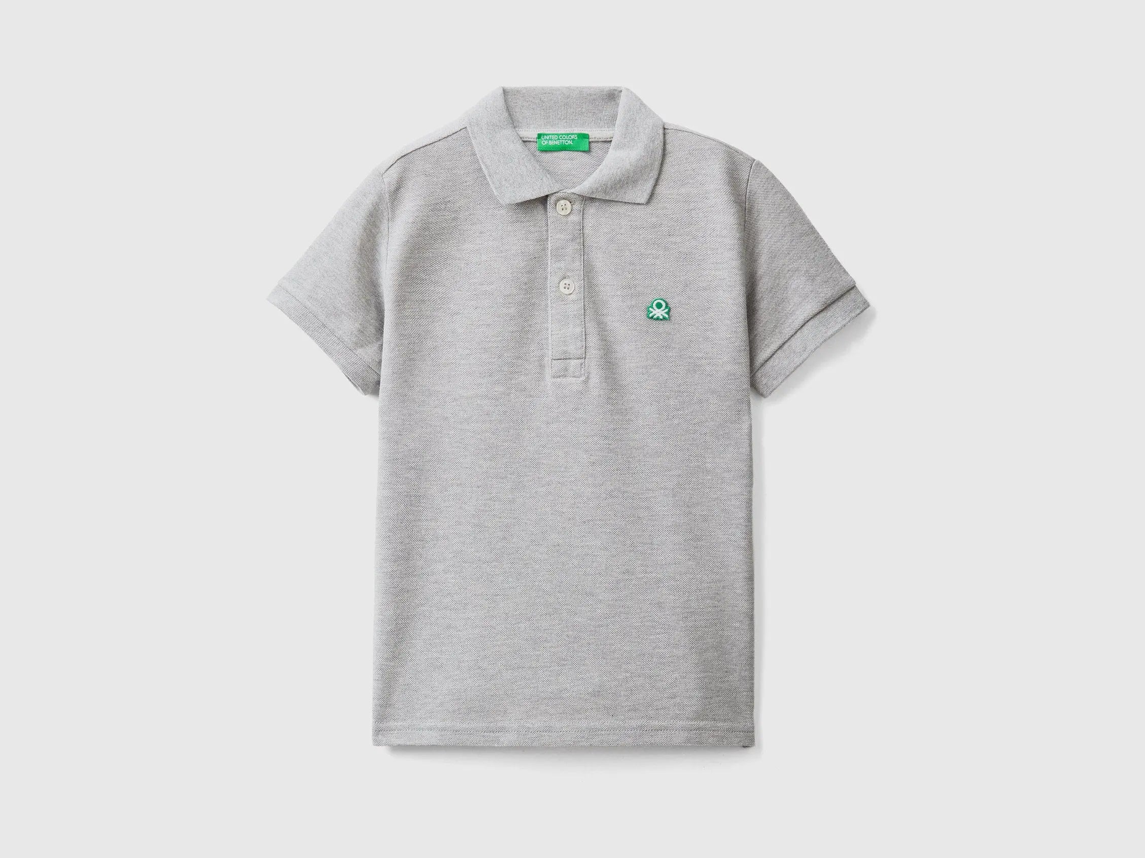 Benetton_Short Sleeve Polo In Organic Cotton_3089G3008_501_01