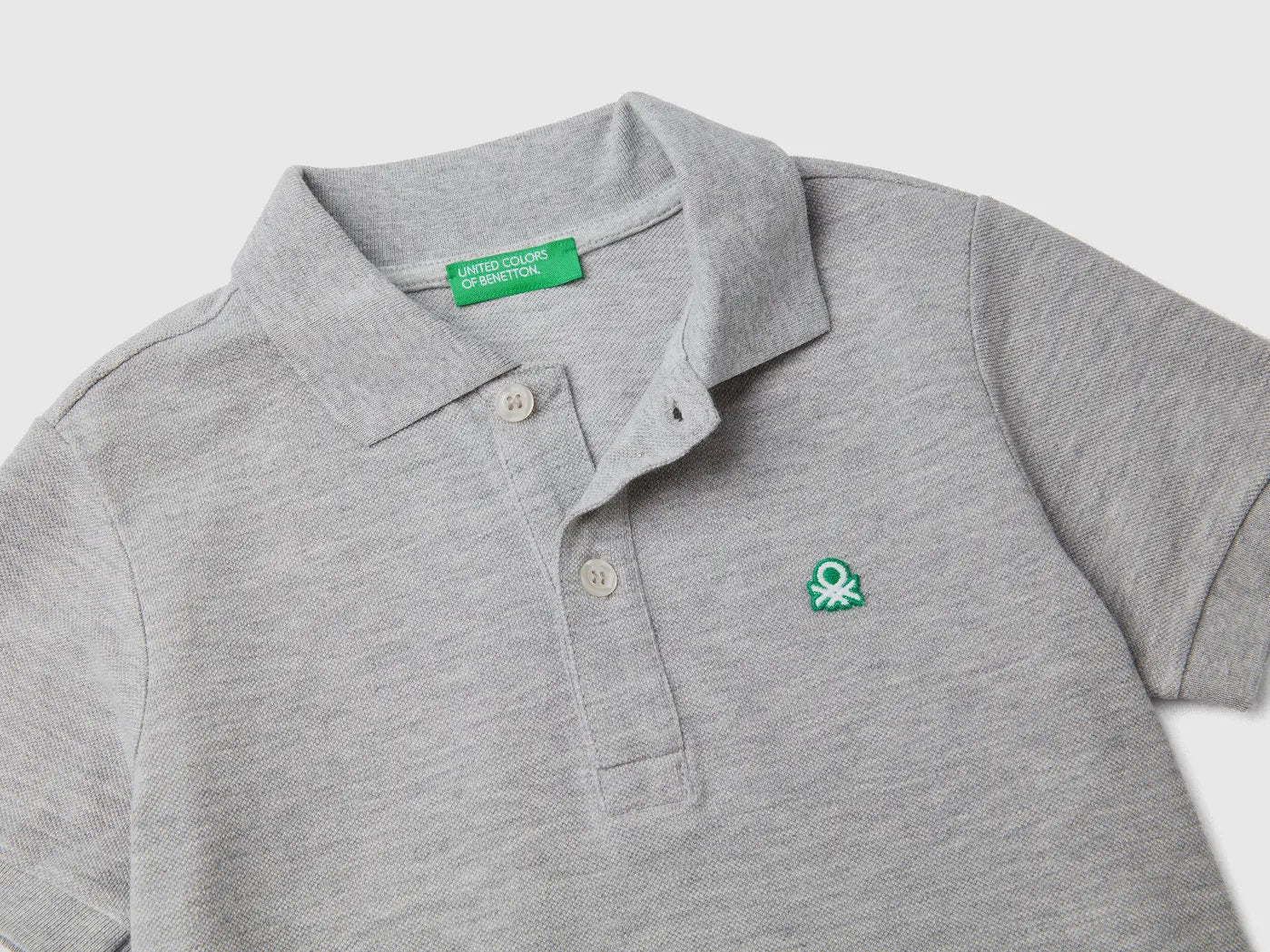 Benetton_Short Sleeve Polo In Organic Cotton_3089G3008_501_02