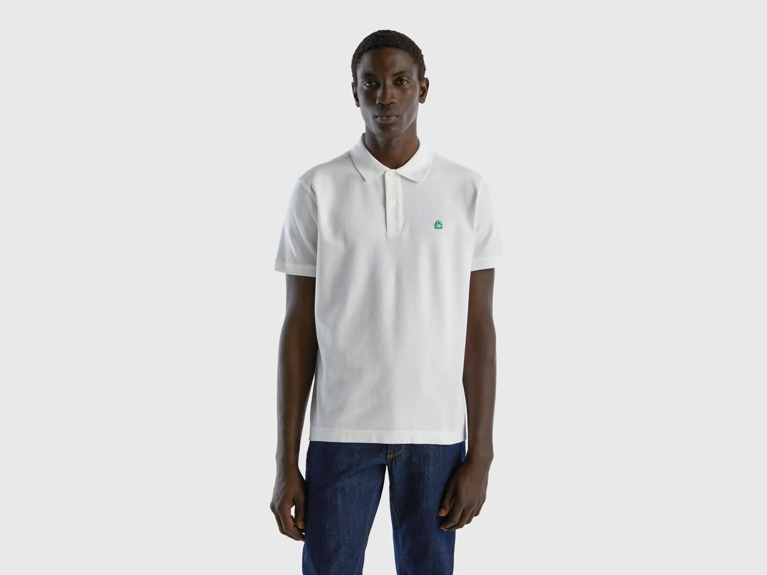 White Regular Fit Polo_3089J3179_101_01