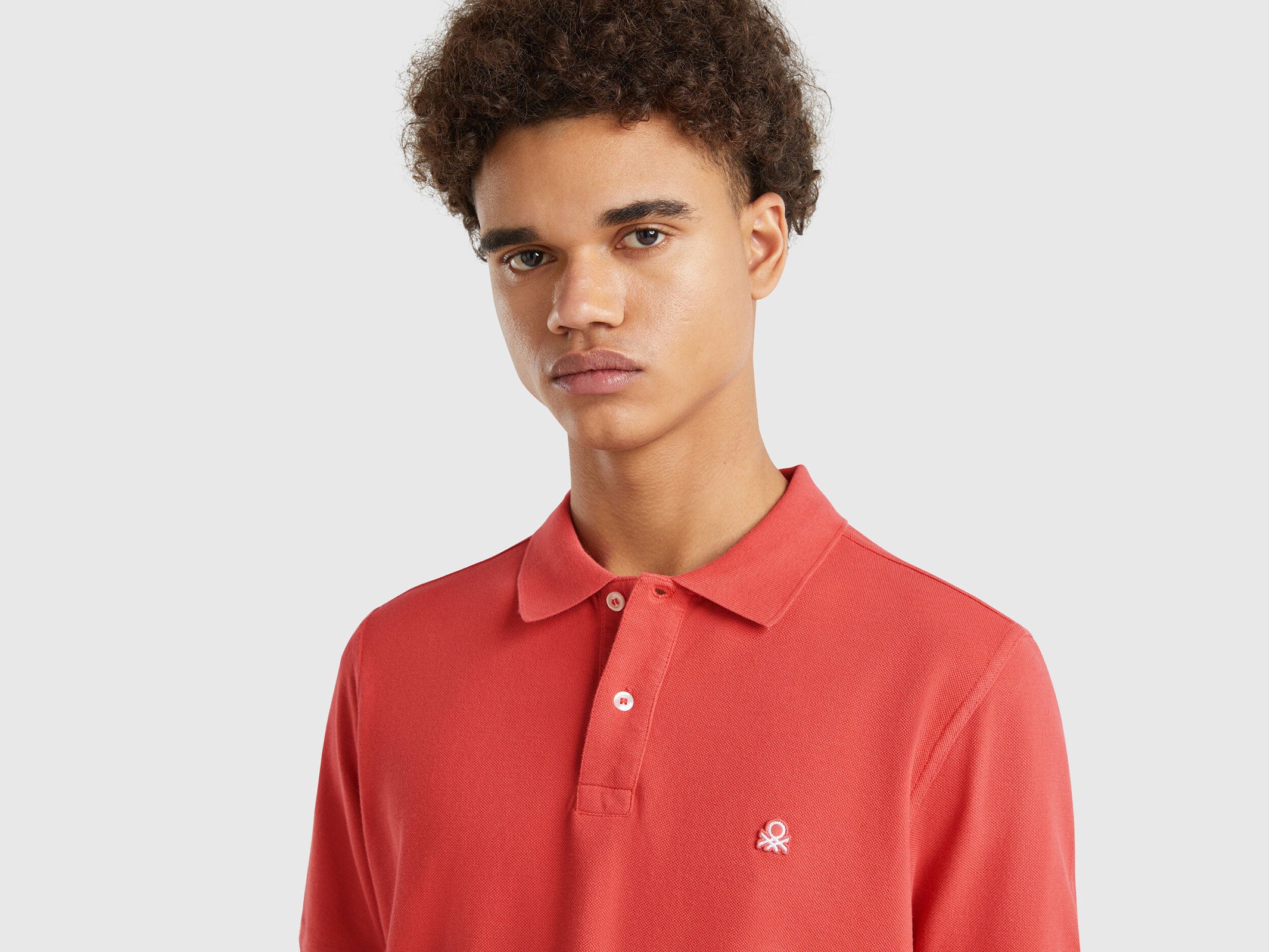 Benetton_Brick Red Regular Fit Polo_3089J3179_136_03