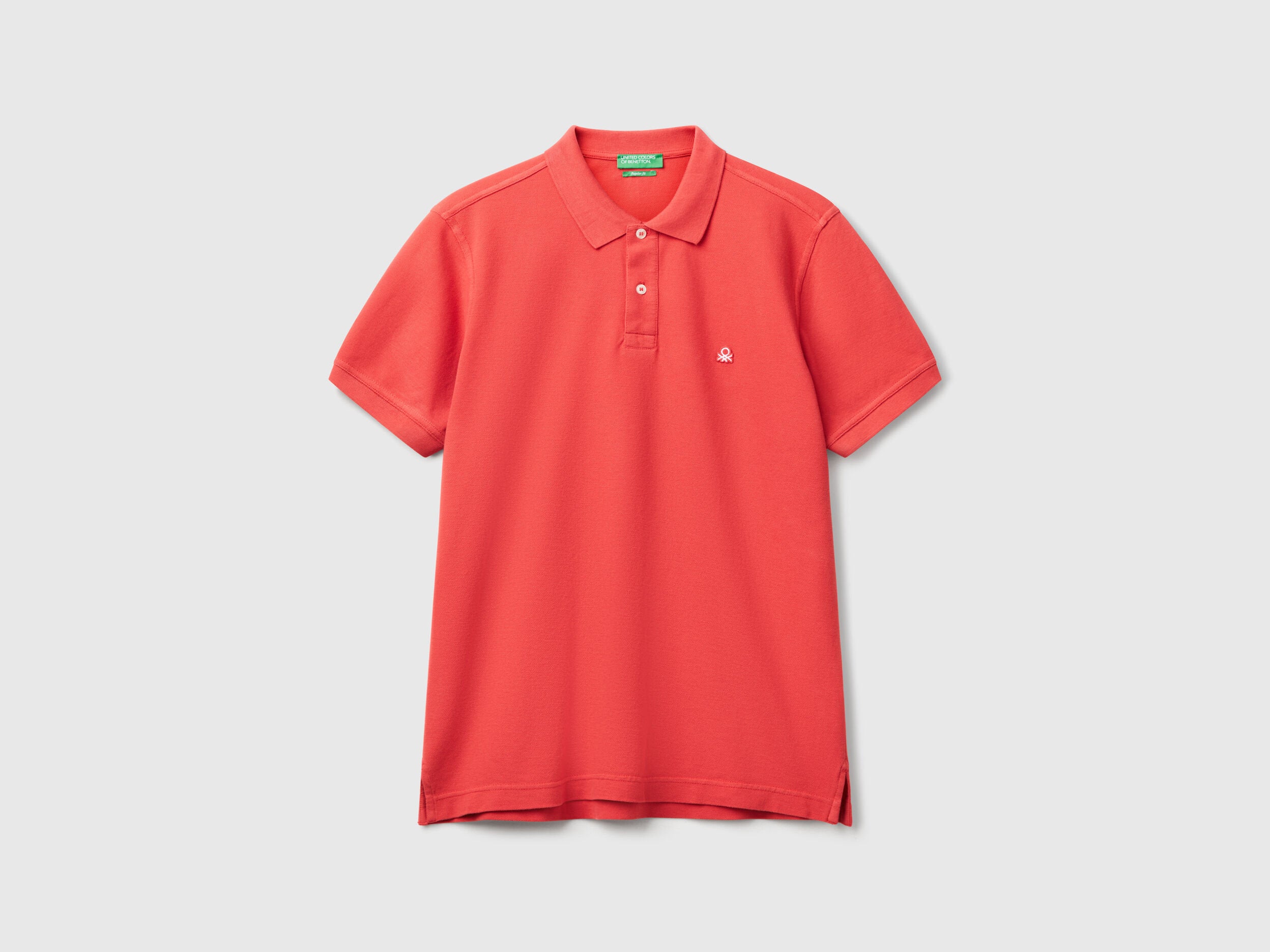 Benetton_Brick Red Regular Fit Polo_3089J3179_136_04