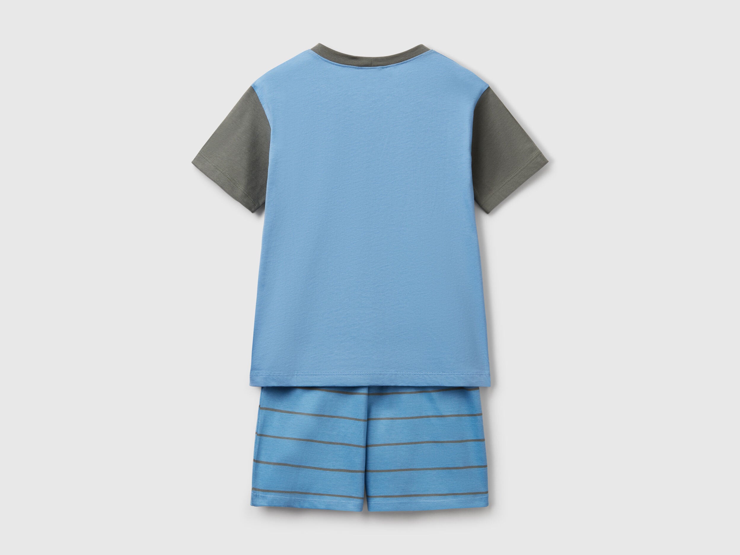 Benetton_Short Pyjamas in Pure Cotton_30960P08R_10H_02