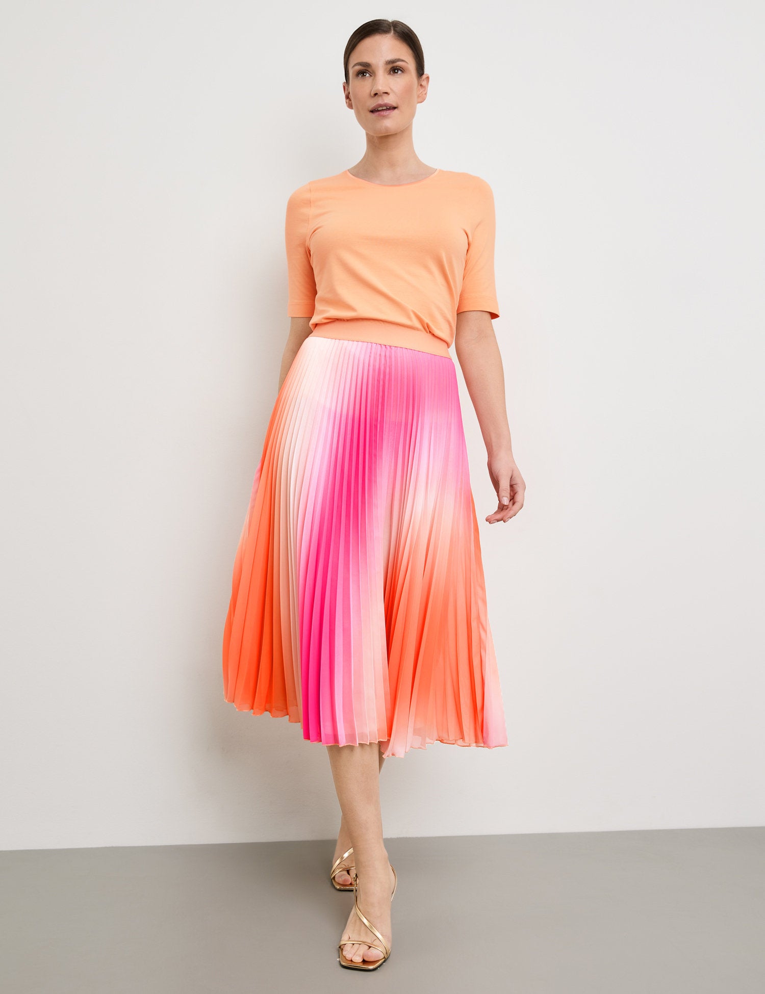 Pleated Skirt With Colour Graduation_310028-31268_3038_03