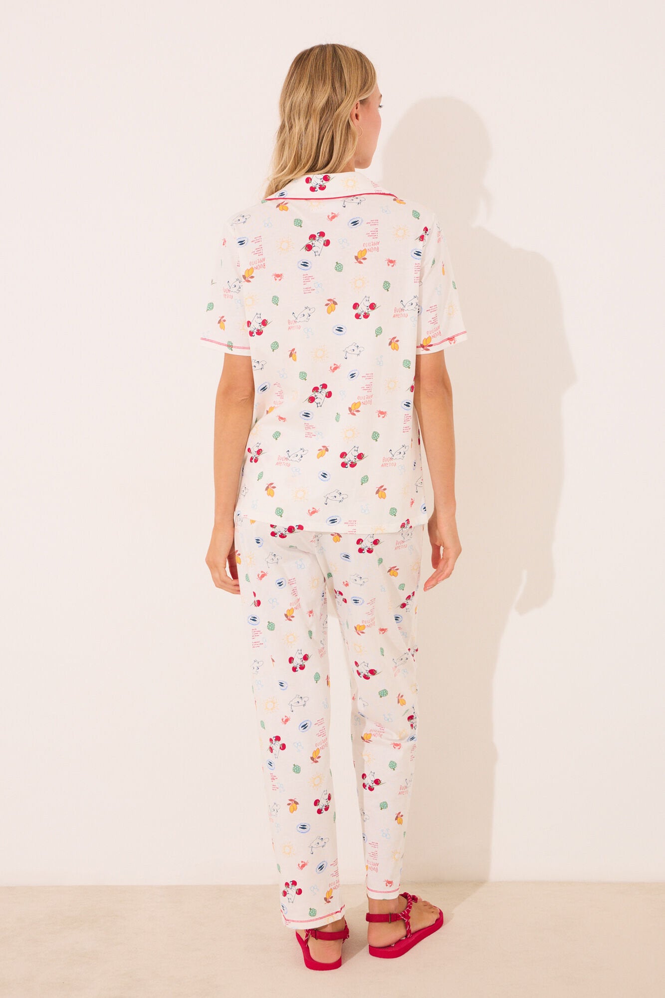 Women Secret_100% Ivory Cotton Classic Pyjamas_3132103_96_05