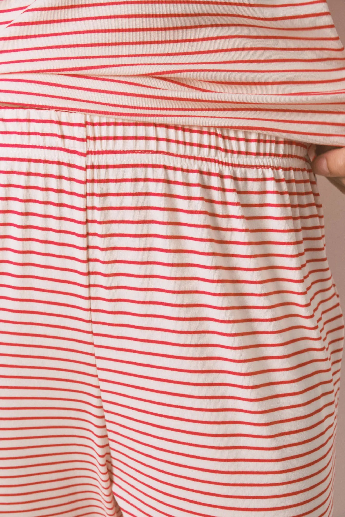 Women Secret_Red_Long Extra Soft Knit Pajamas Striped Mafalda_3132224_60_05