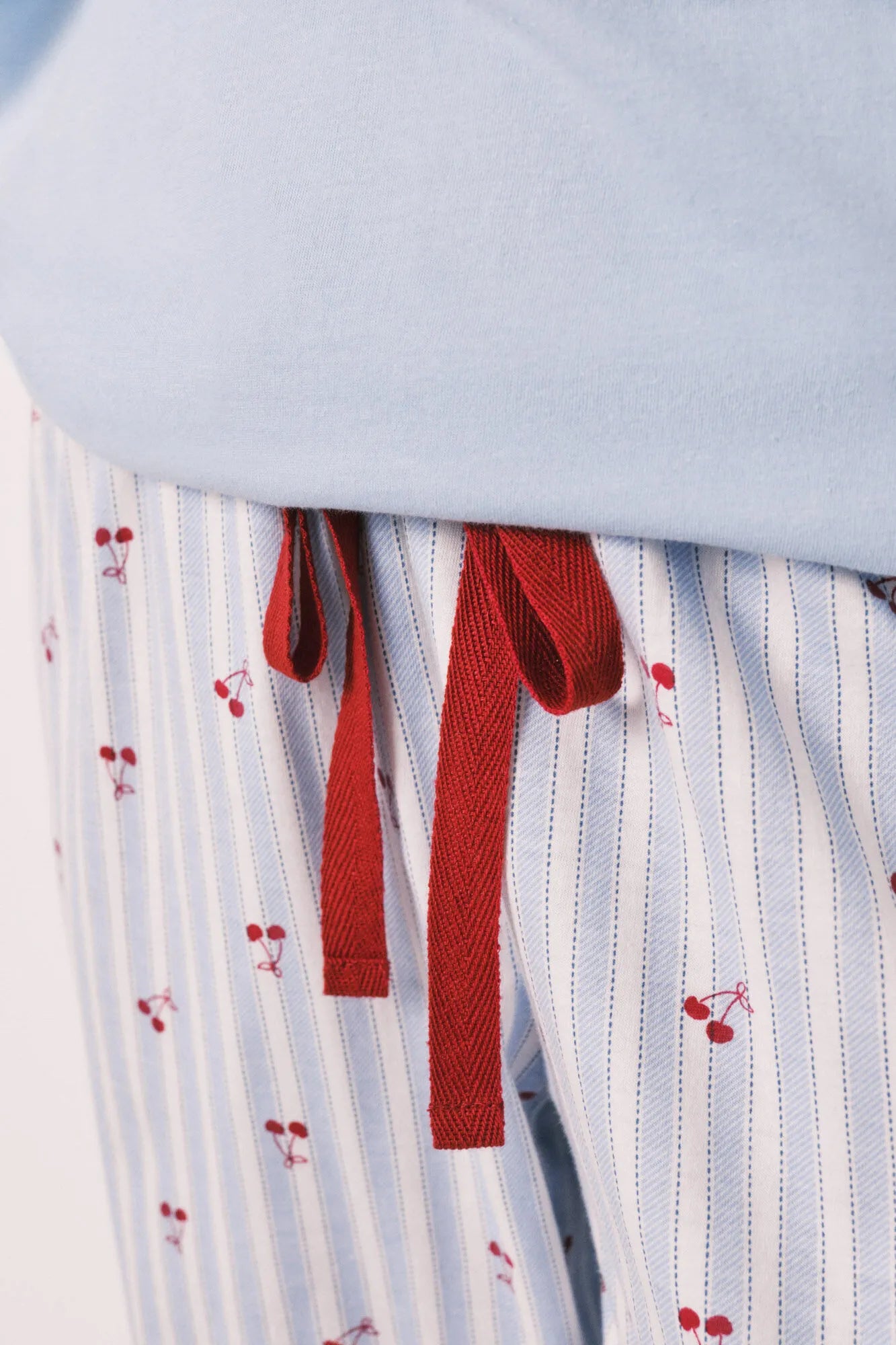 Women Secret Medium Blue Women Cotton Long Pyjamas Mickey Cherry SKU: 3133488_14 Image 04