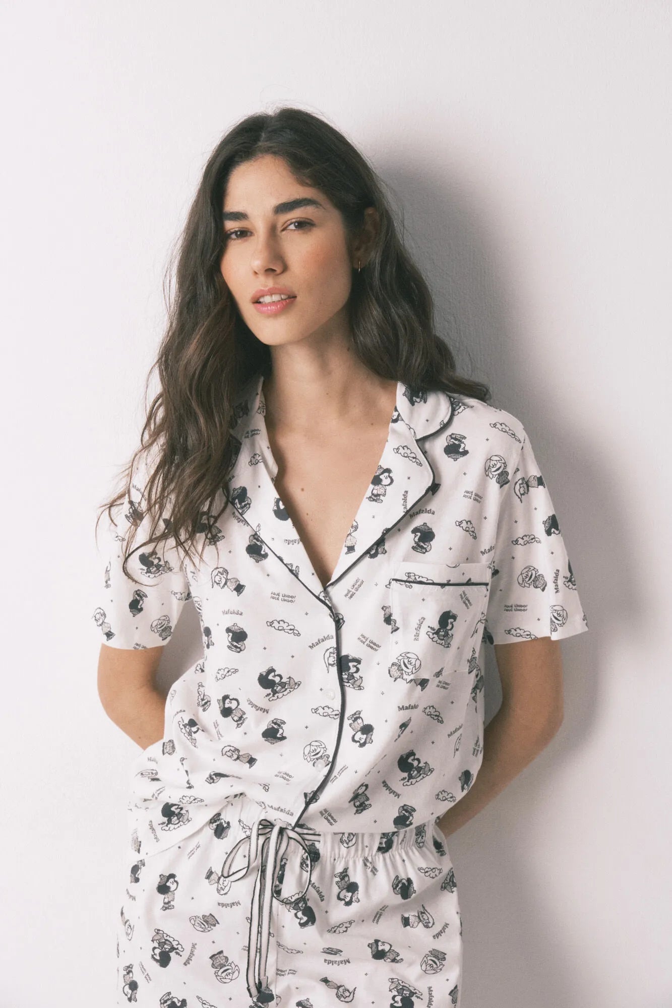 Women Secret_White Print_White 100% Cotton Classic Pyjamas El Principito_3133490_97_02