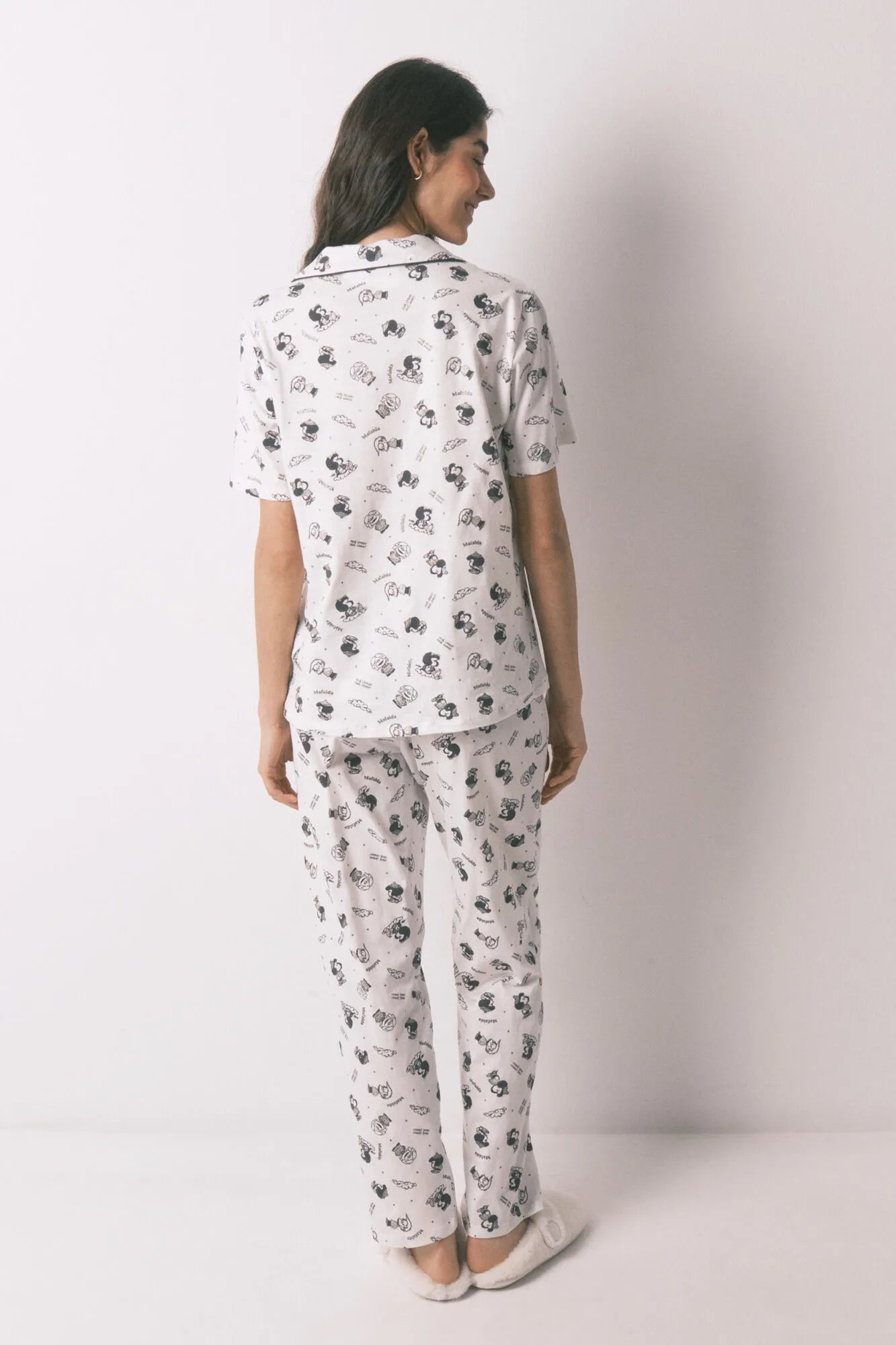 Women Secret_White Print_White 100% Cotton Classic Pyjamas El Principito_3133490_97_05