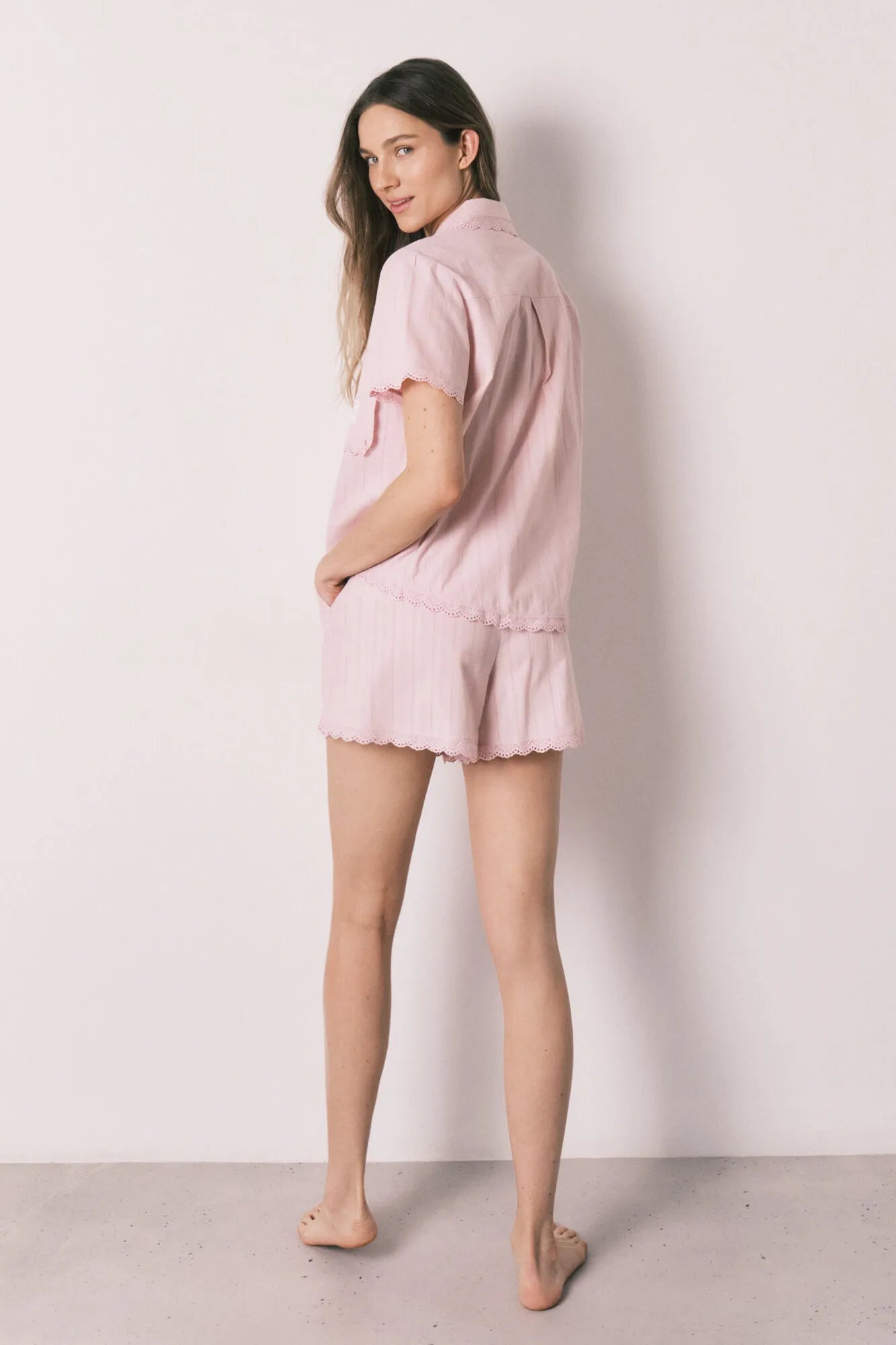 Women Secret Pink Women Cotton Classic Short Pyjamas My Melody SKU: 3133521_72 Image 06