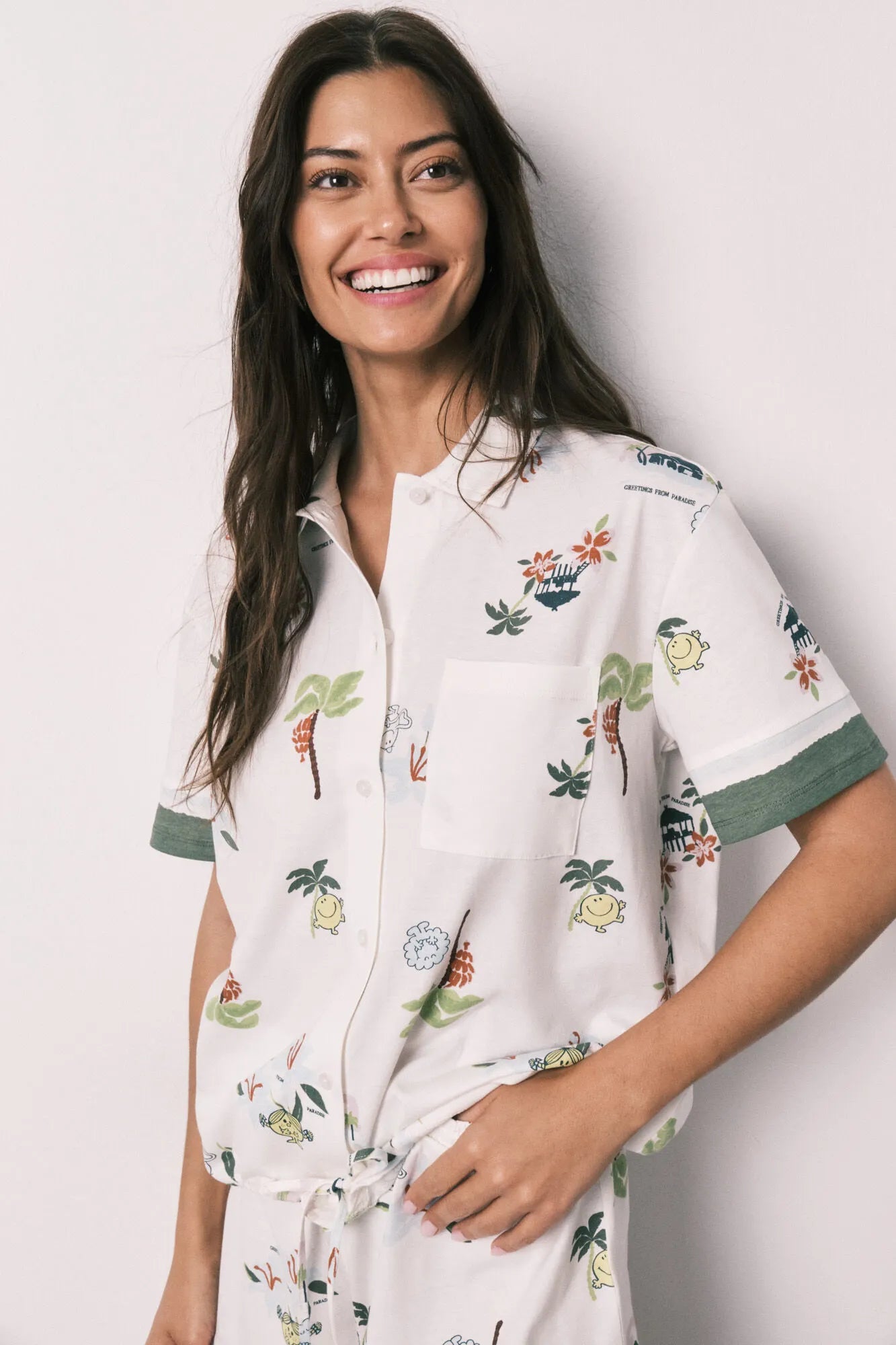 Women Secret Ivory Women Little Missª Short Classic Pyjamas SKU: 3133524_96 Image 01