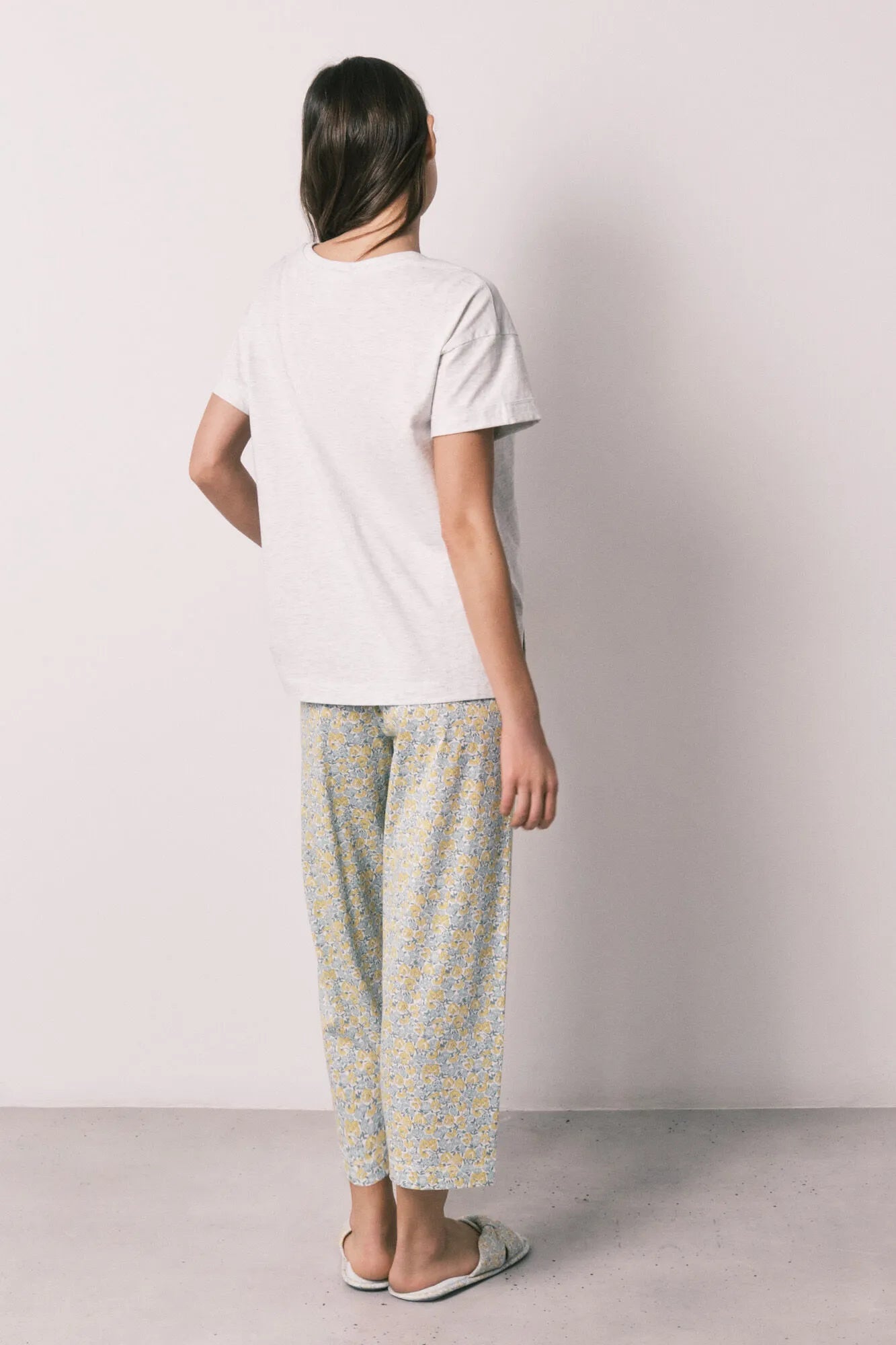 Women Secret Light Grey/Silver Women Snoopy Cotton Long Pyjamas SKU: 3133526_48 Image 06