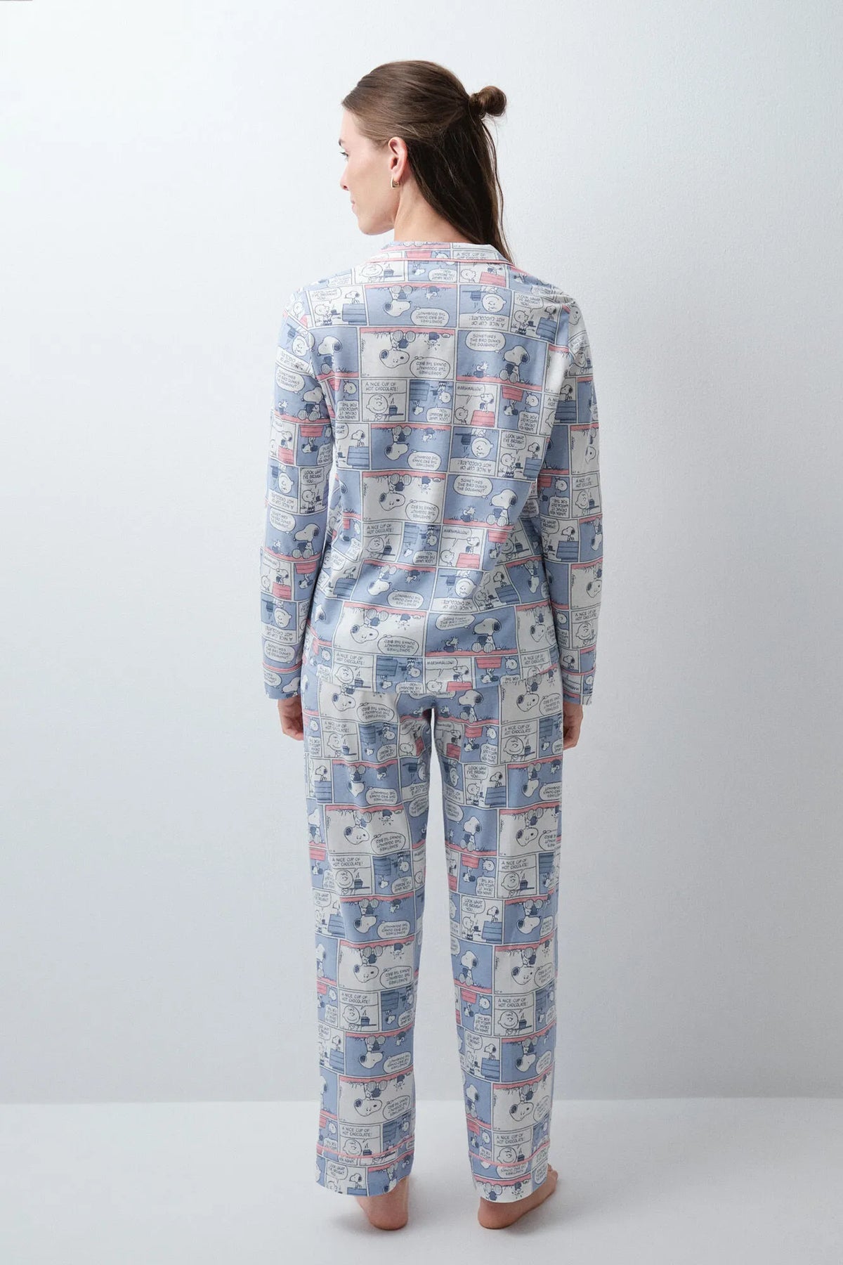 Women Secret Medium Blue Women Snoopy Comic Classic Pyjamas SKU: 3134048_13 Image 04