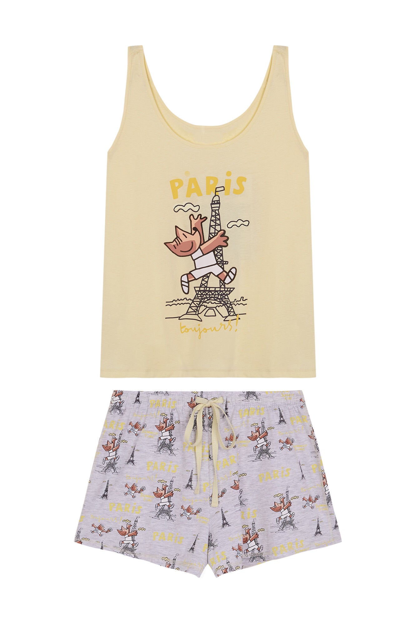 100% Cobi "Paris" Short Pajamas_07