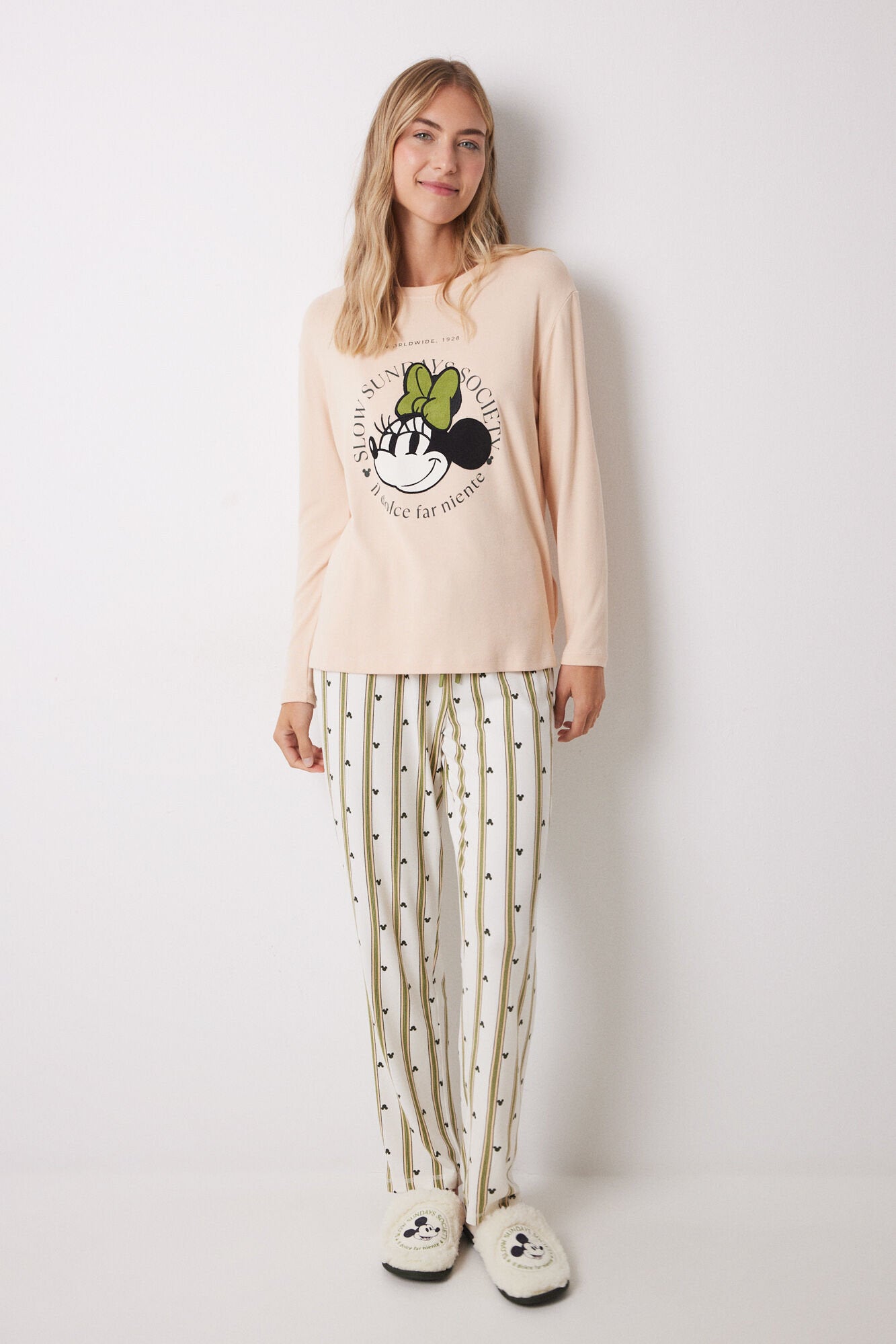 Women Secret_Minnie Long Long Sleeve Pajamas_3139839_70_03