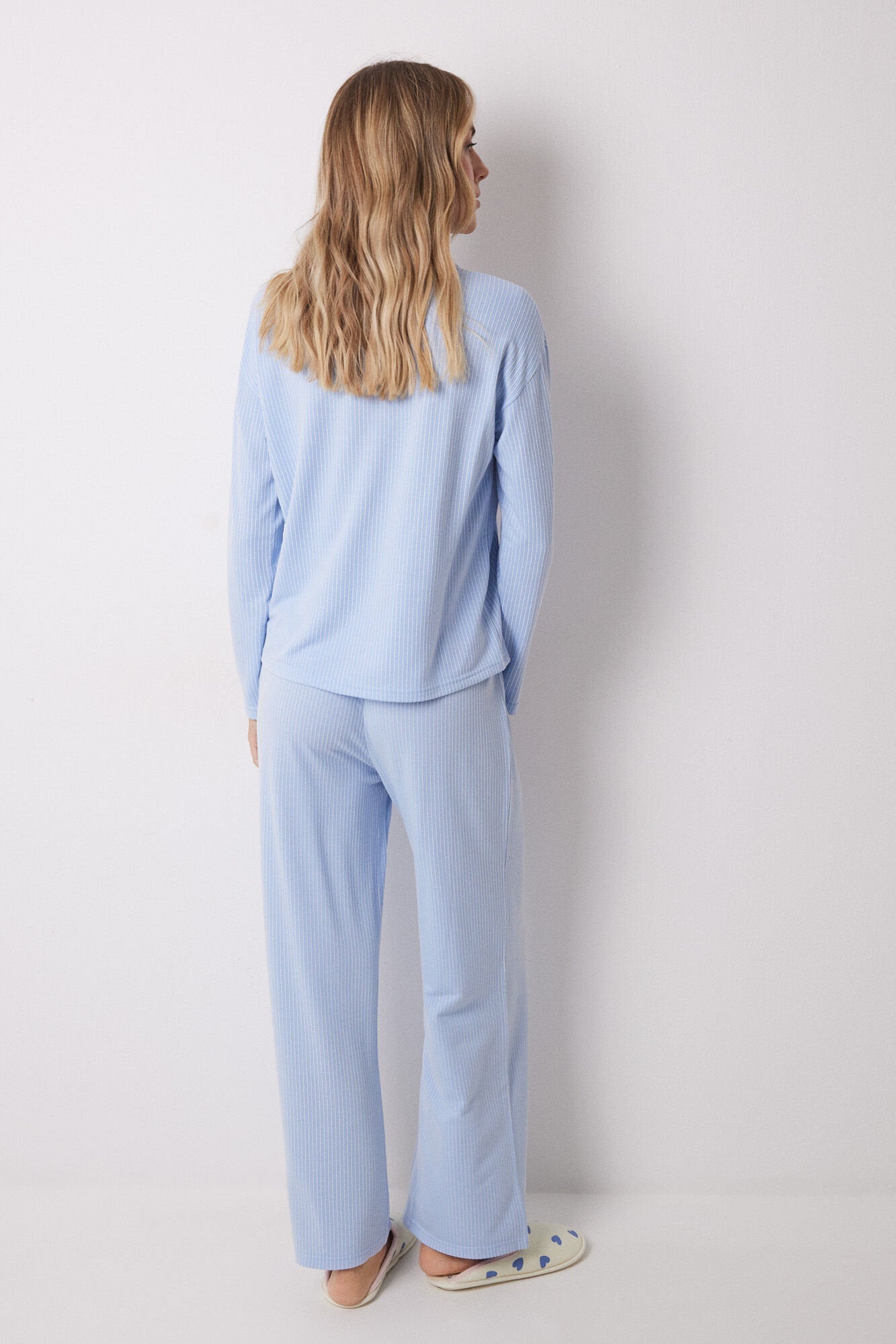 Women Secret_Snoopy Ribbed Texture Long Pajamas_3139842_16_05