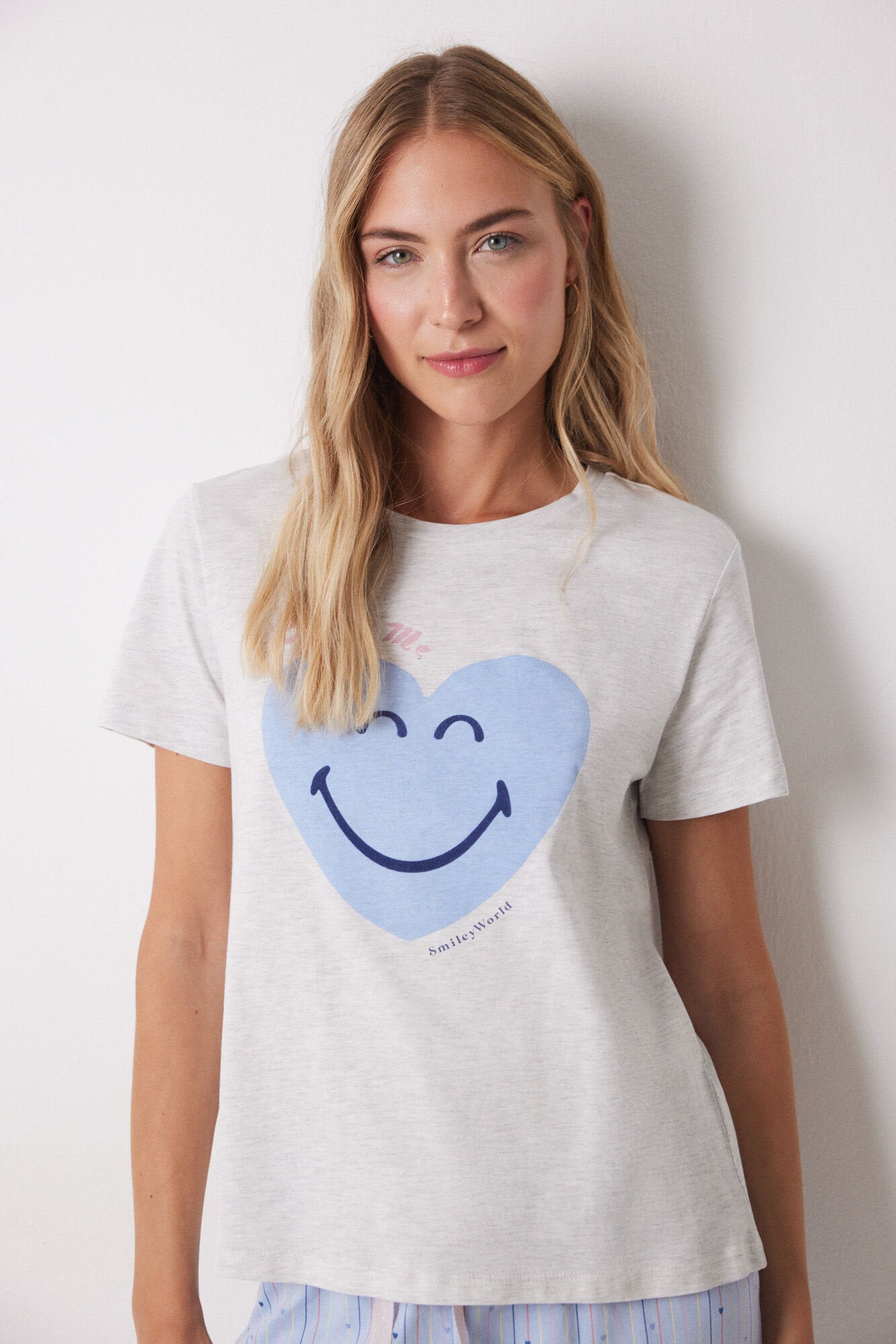 Women Secret_100% Cotton Blue Heart Pajamas_3139849_48_03