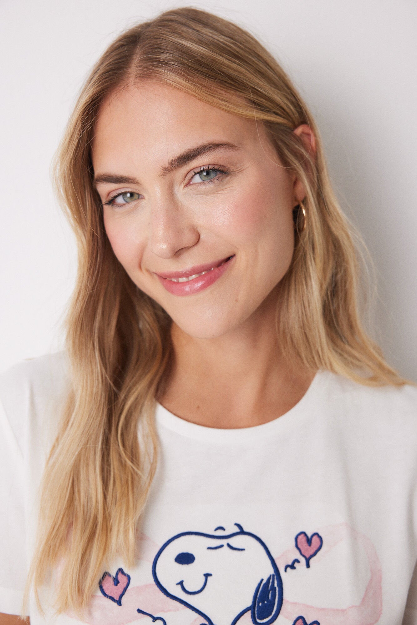 Women Secret_100% Cotton White and Pink Capri Pajamas_3139853_96_04