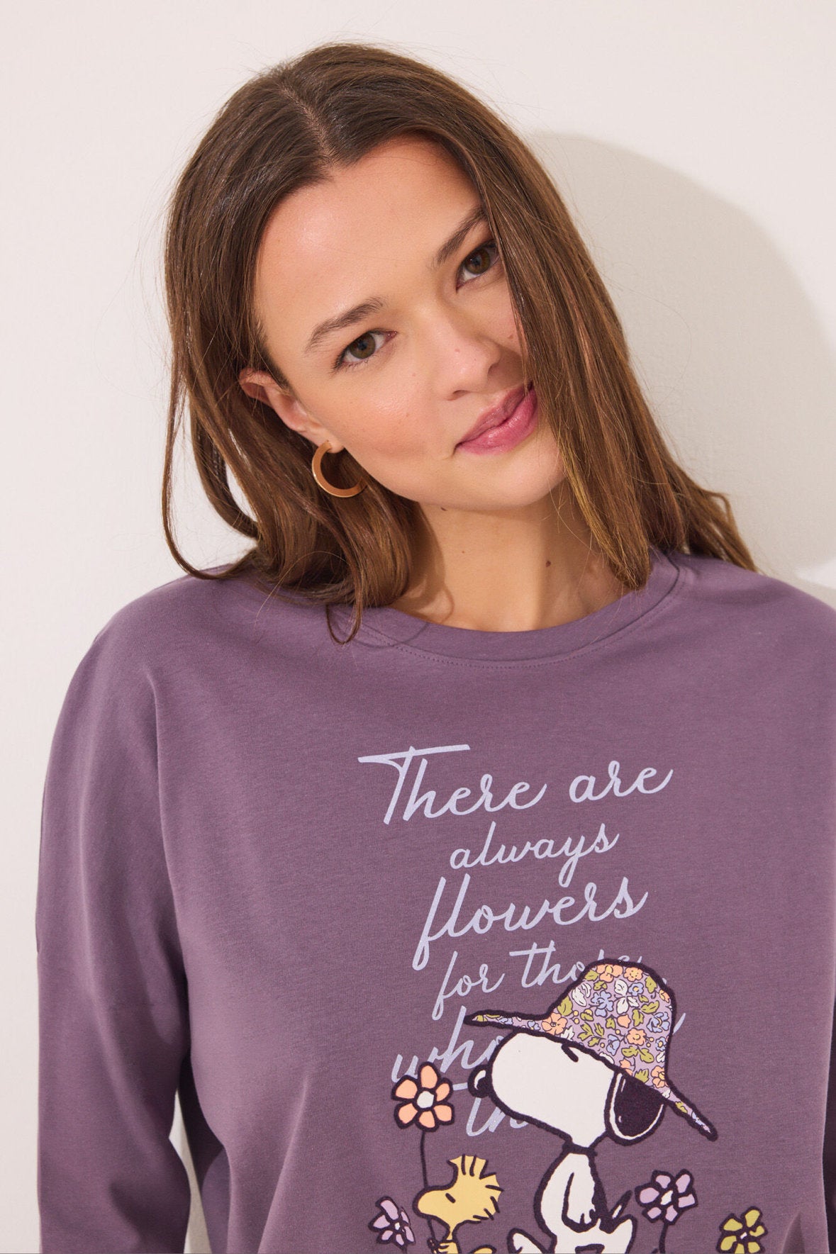 Women Secret_Long Pyjamas 100% Cotton Print Snoopy_3139858_76_02