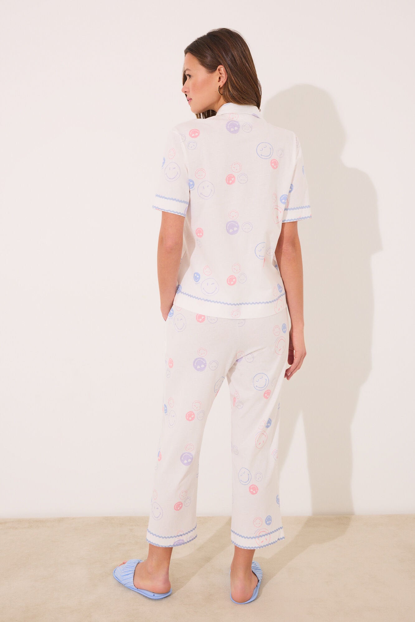 Women Secret_100% Cotton Smiley Classic Pyjamas_3139881_96_04