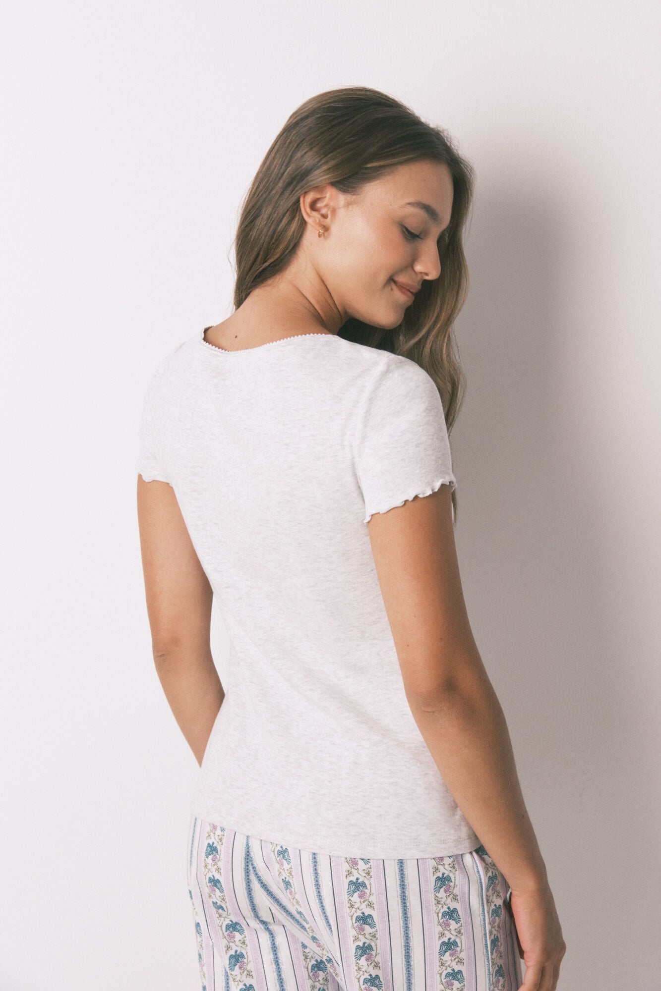 Women Secret_Dark Grey_Gray Cotton Short Sleeve T-Shirt_3272275_44_04