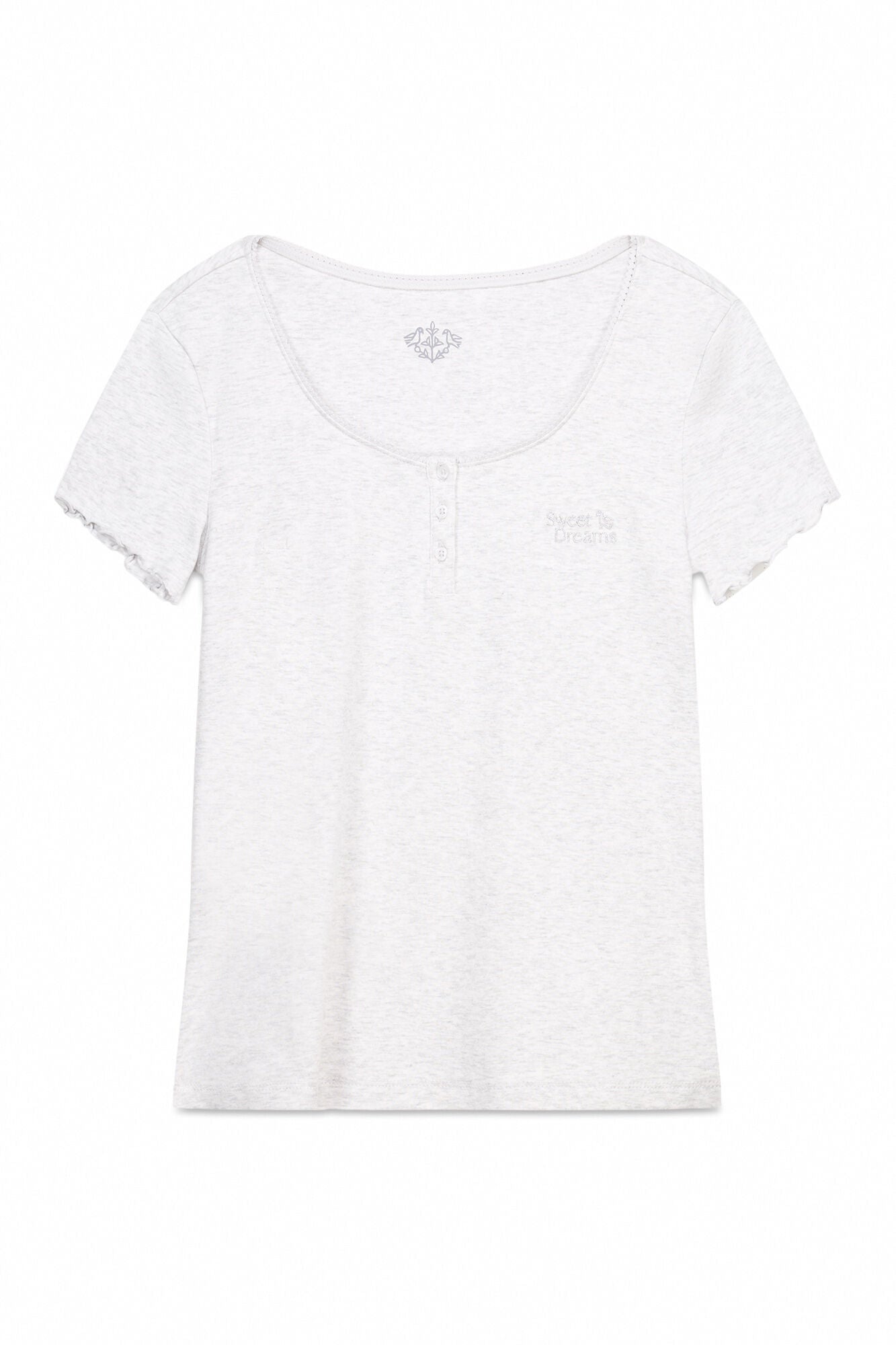 Women Secret_Dark Grey_Gray Cotton Short Sleeve T-Shirt_3272275_44_05