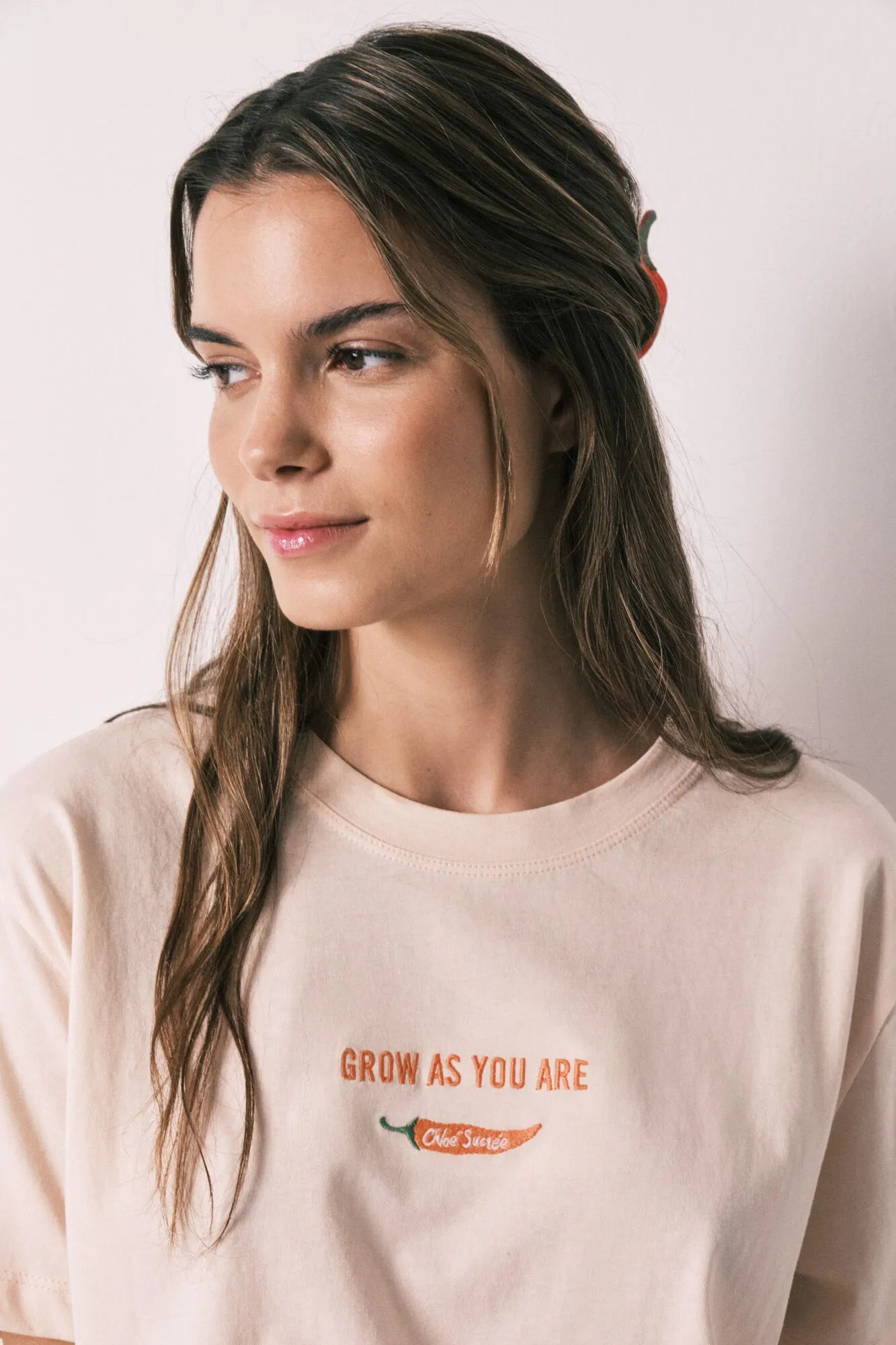 Women Secret Orange Women Orange 100% Cotton Short Sleeve T-Shirt SKU: 3273296_64 Image 01
