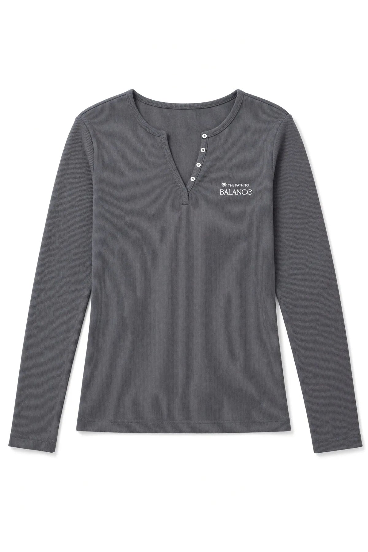 Women Secret Light Grey/Silver Women Grey Cotton Long Sleeve T-Shirt SKU: 3274534_48 Image 05