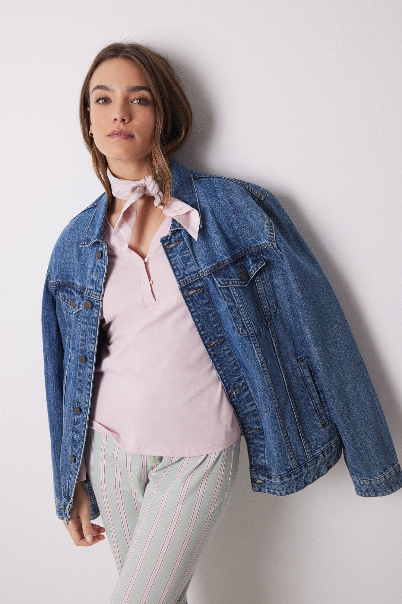 Women Secret_Pink 100% Cotton Long-Sleeved Top_3279674_70_03