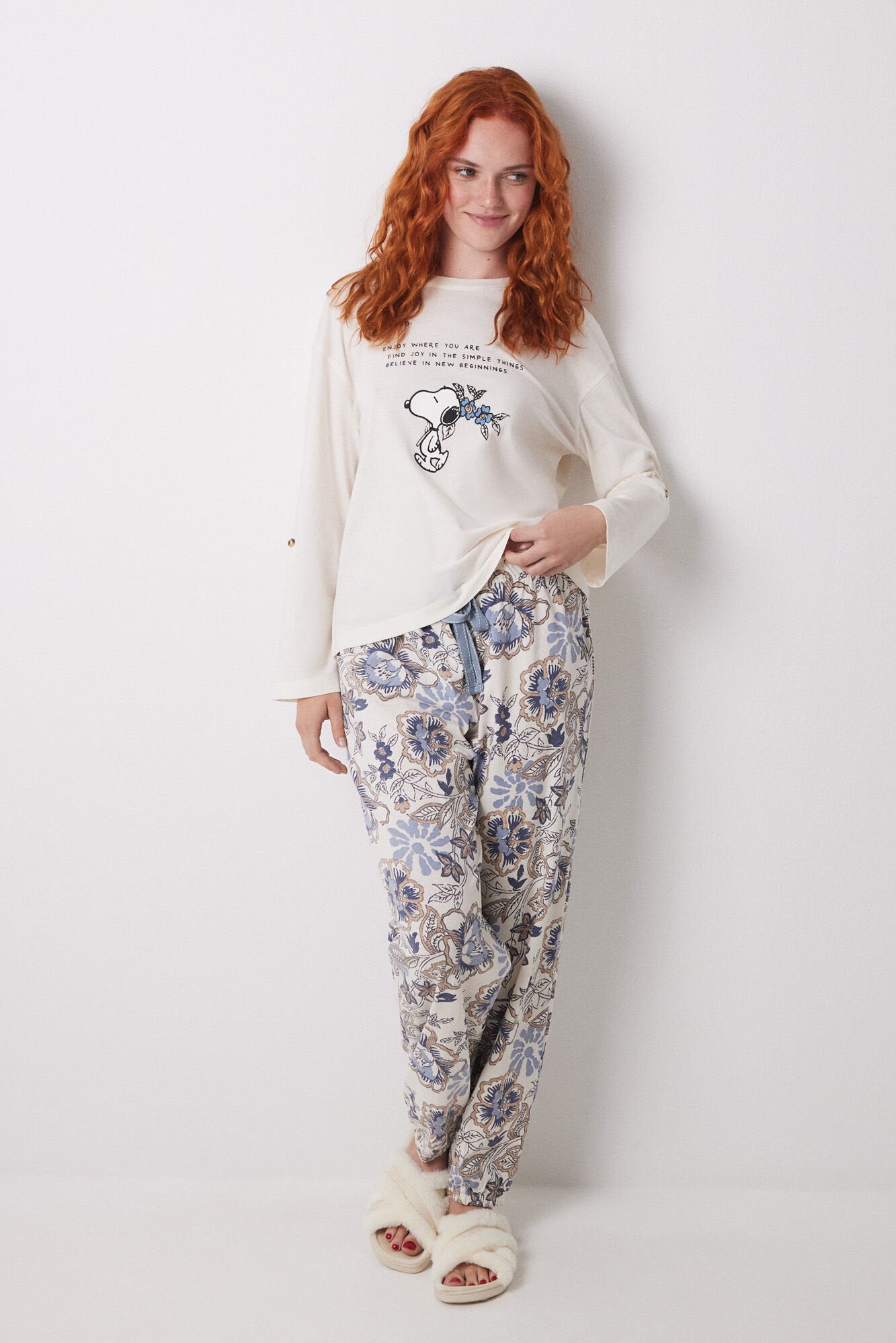 Women Secret_Snoopy 100% Cotton Long Sleeve T-Shirt_3279675_96_02