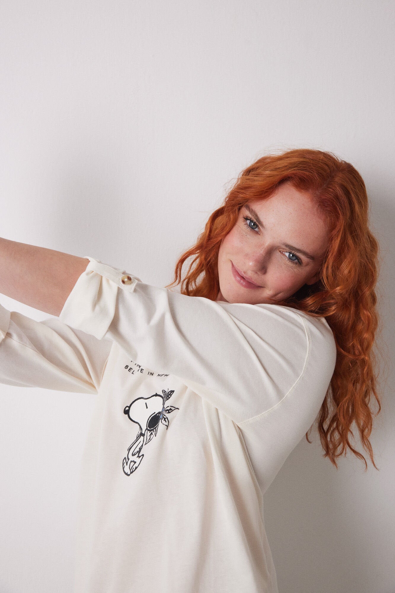 Women Secret_Snoopy 100% Cotton Long Sleeve T-Shirt_3279675_96_05