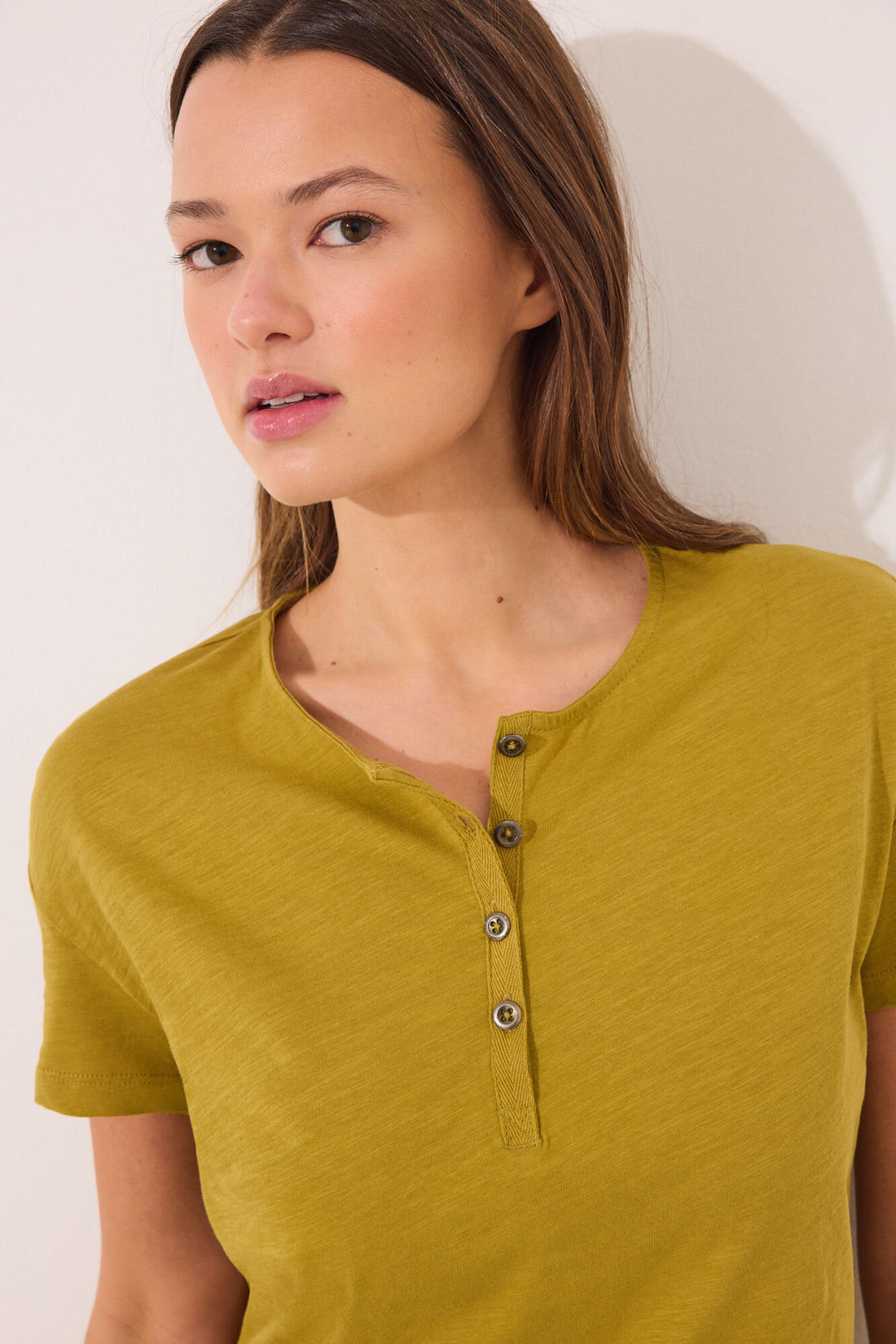 Women Secret_Short Sleeve T T-Shirt 100% Cotton Khaki_3279691_94_02