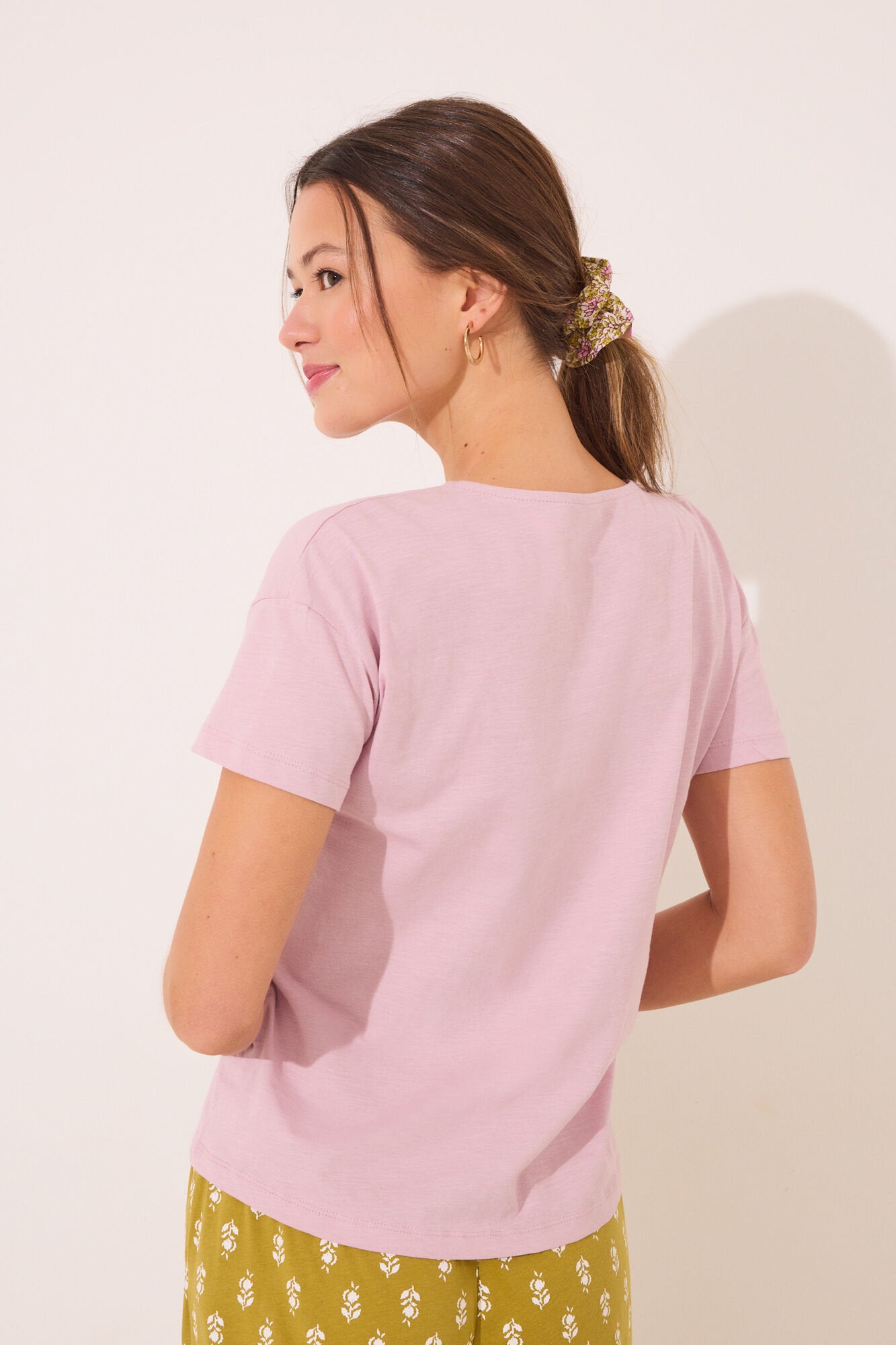 Women Secret_Short Sleeve T T-Shirt 100% Cotton Pink_3279692_72_04