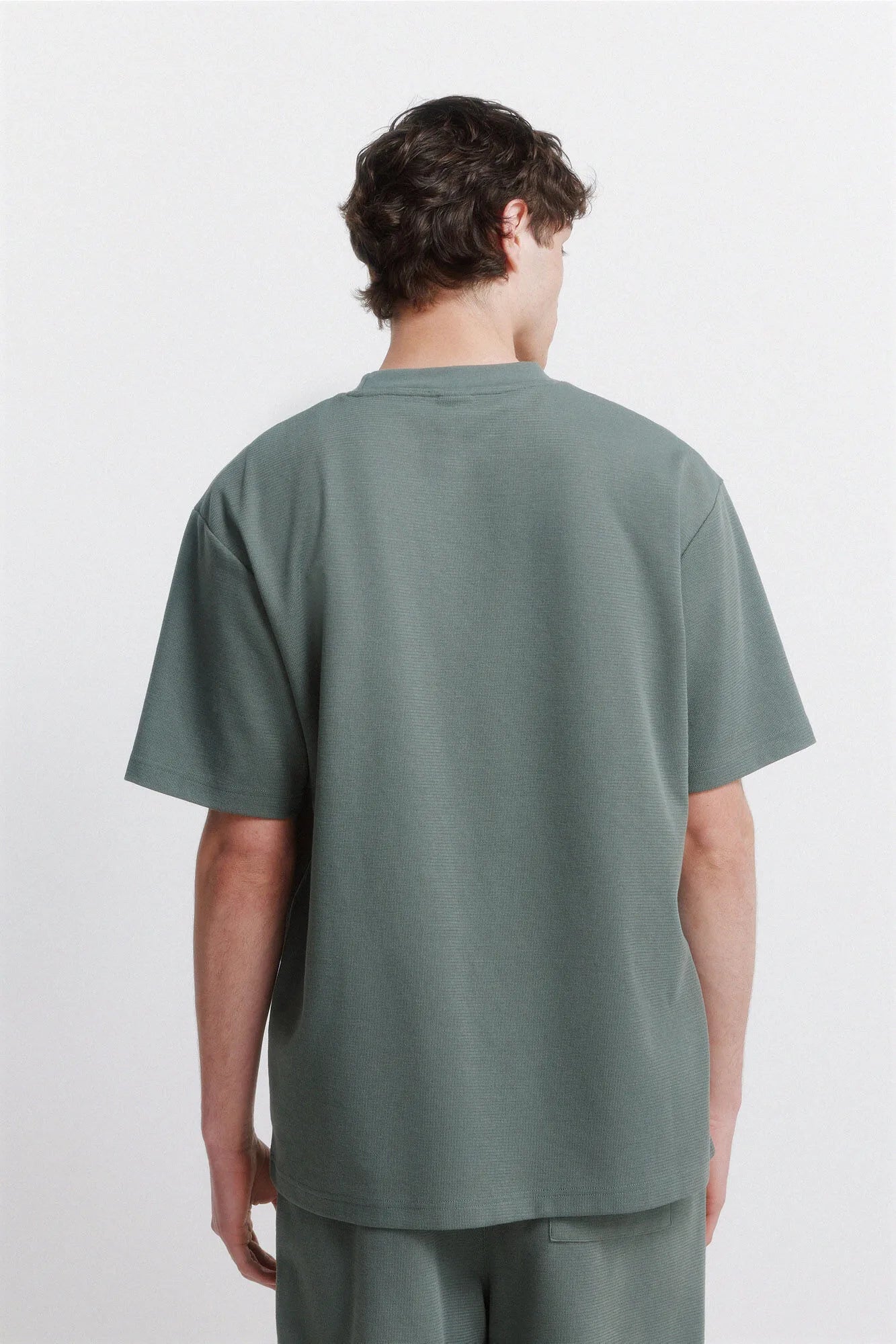 Springfield 0 Men Waffle T-Shirt SKU: 3283434_23 Image 05