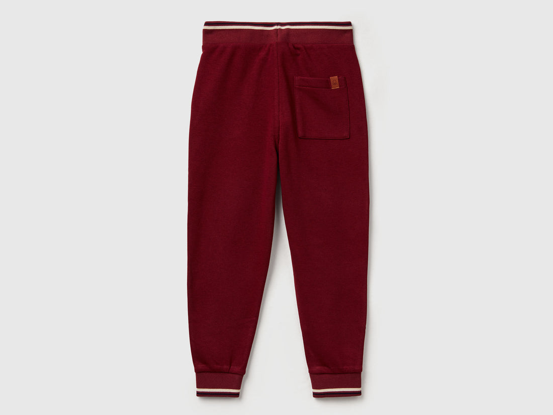 Benetton_Burgundy_Sweatpants with Straight Leg_32N4CF06E_129_02