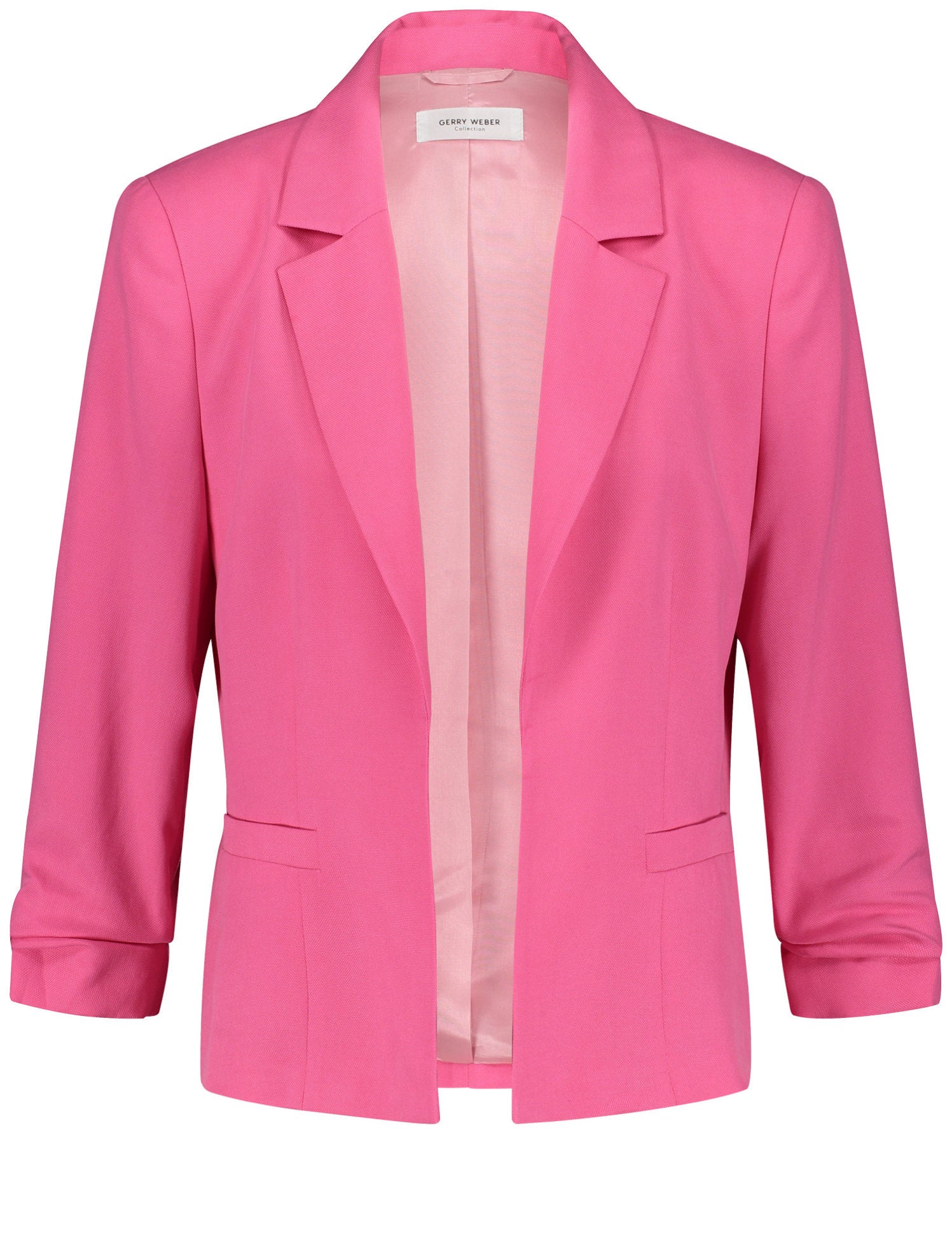 Elegant Blazer With Gathered Sleeves_330041-31267_30913_04