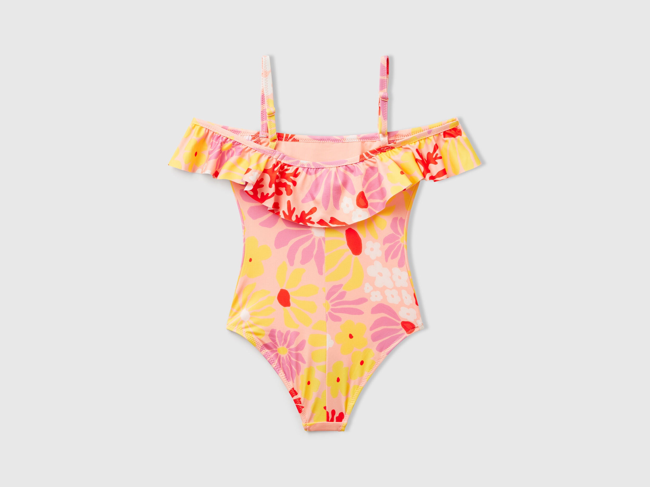 Benetton_One-Piece Swimsuit with Flower Print_33YK0I00R_70H_02