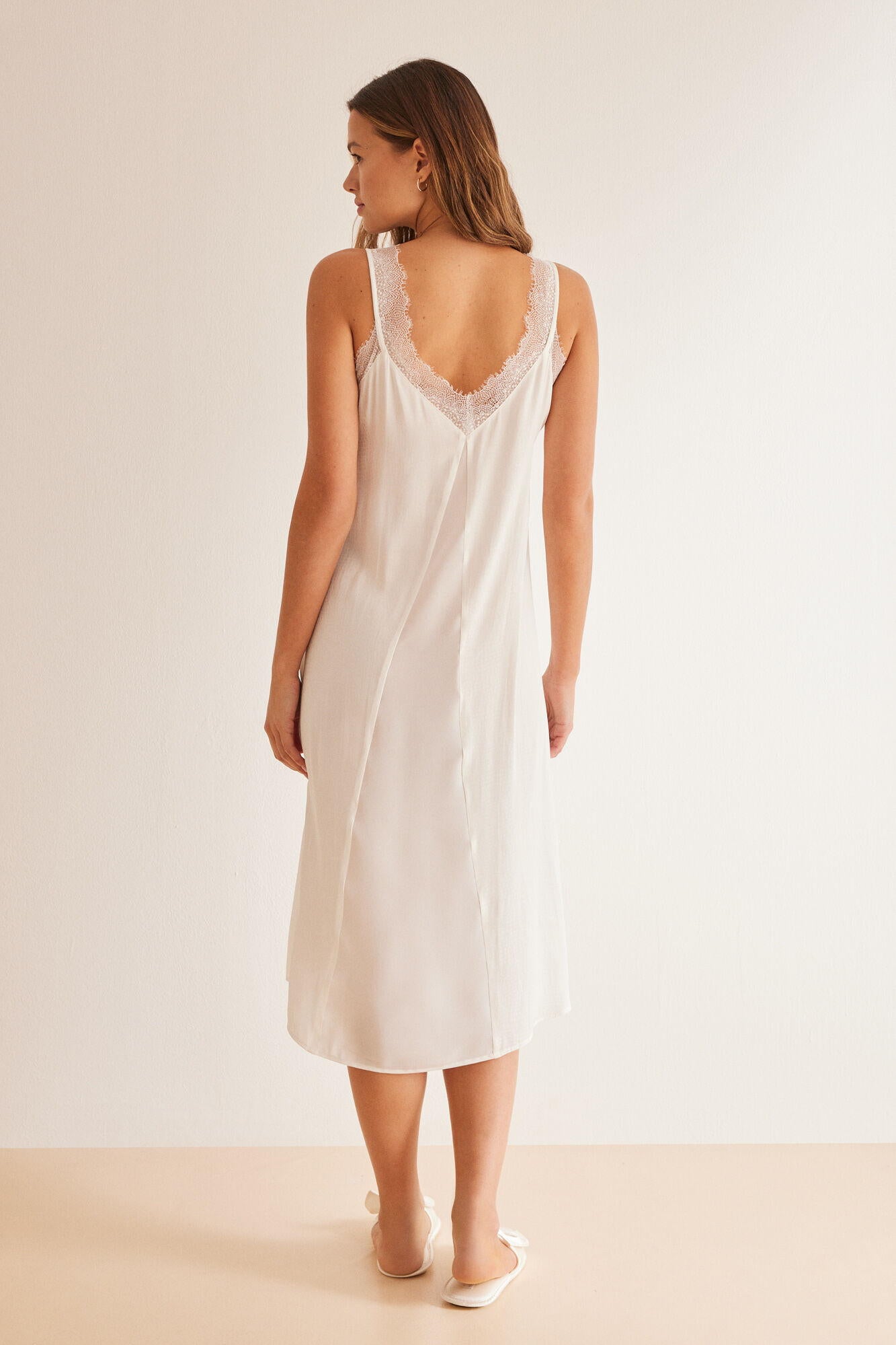 Straps Short Nightdress_3417181_96_05
