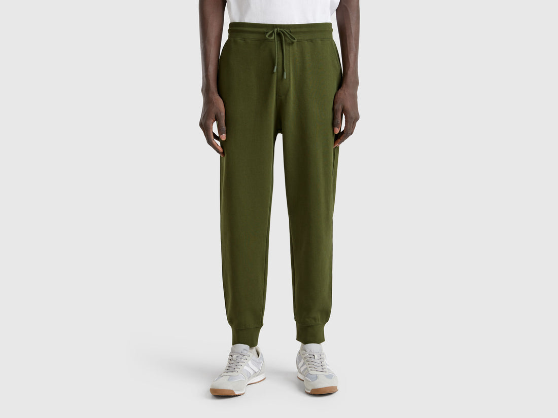 Benetton_Olive Green_Cotton Sweat Joggers_342ZUF01B_35Y_02
