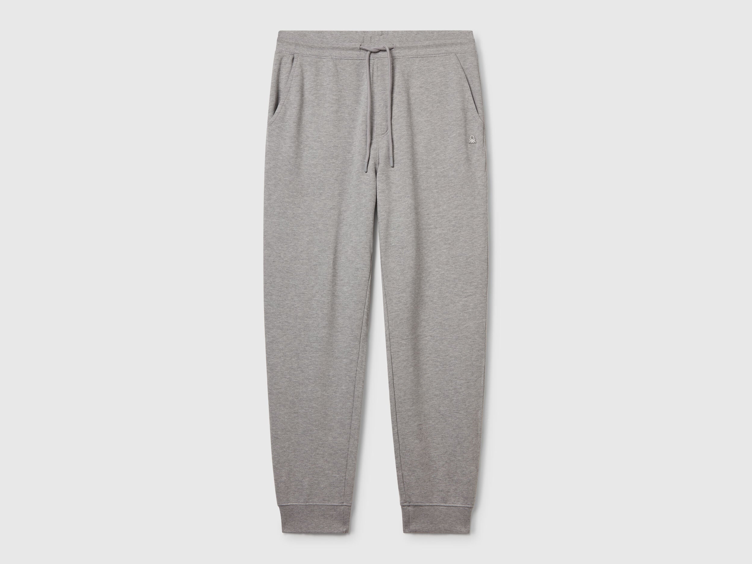 Benetton_Light Gray_Cotton Sweat Joggers_342ZUF01B_501_05